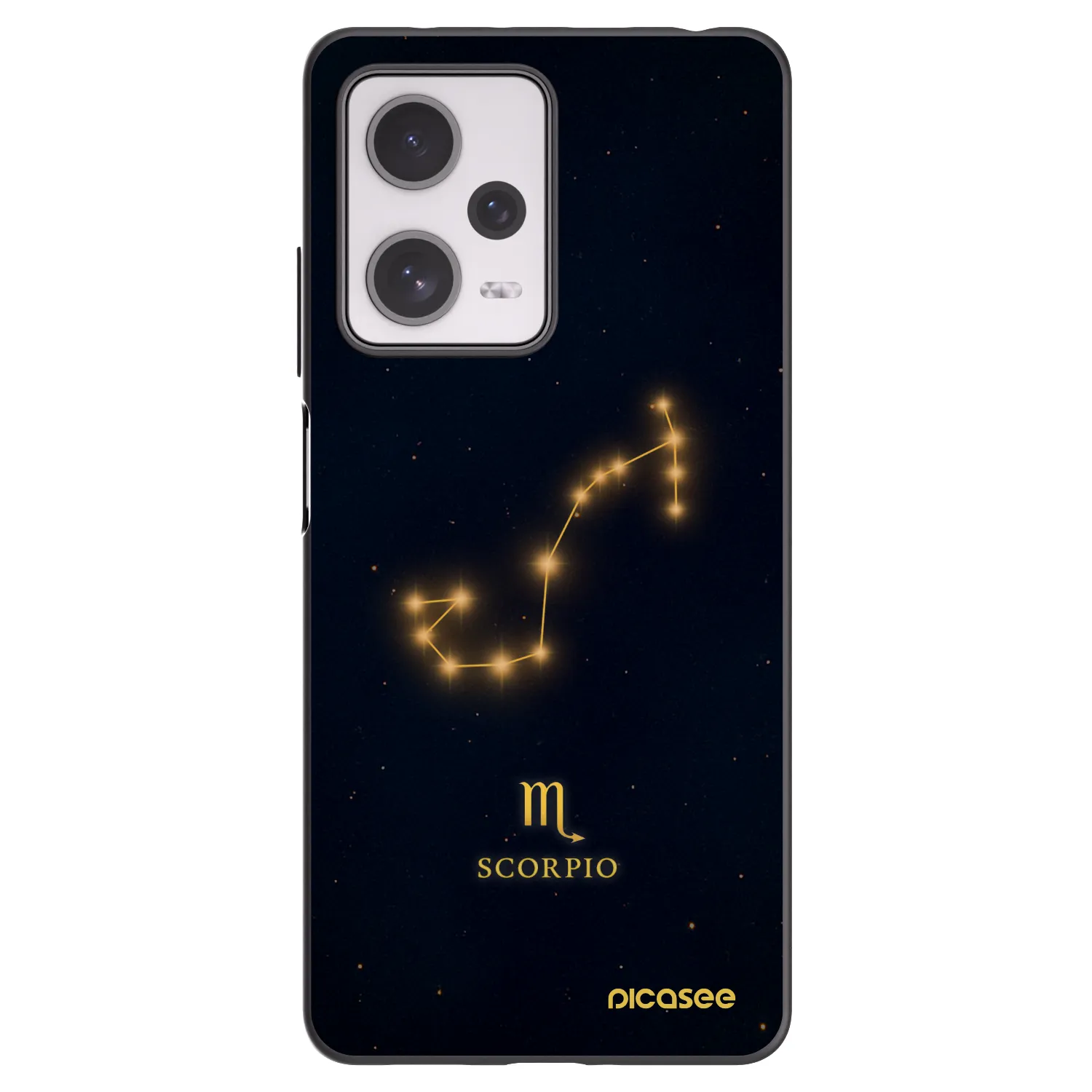 Picasee silikonski črni ovitek za Xiaomi Redmi Note 12 Pro+ 5G - SCORPIO