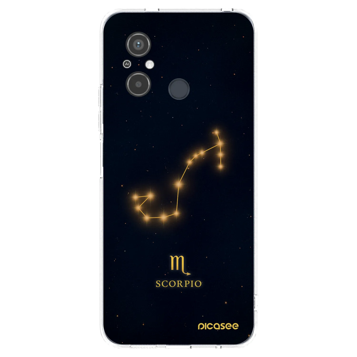 Picasee silikonski prozorni ovitek za Xiaomi Redmi 12C - SCORPIO