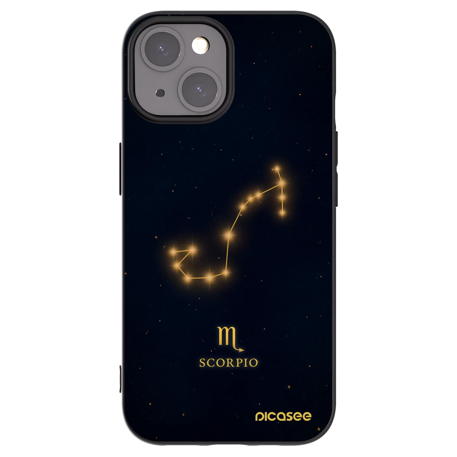 Picasee silikonski črni ovitek za Apple iPhone 15 - SCORPIO