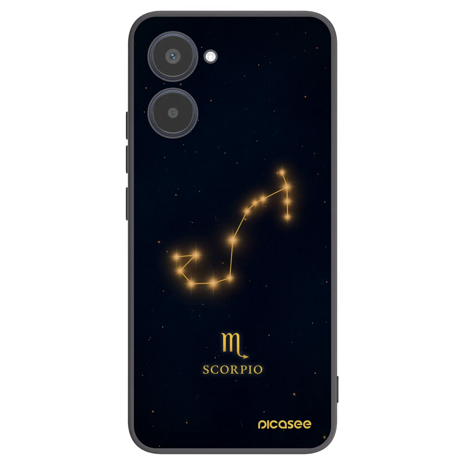 Picasee silikonski črni ovitek za Realme 10 4G - SCORPIO