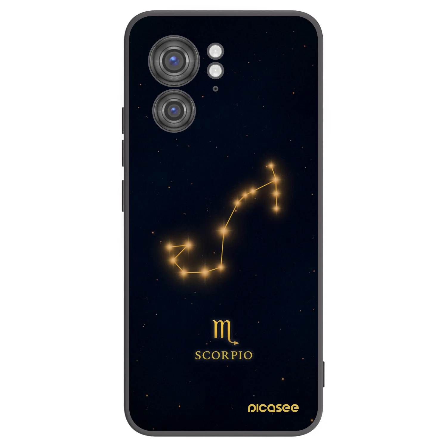 Picasee silikonski črni ovitek za Motorola Edge 40 - SCORPIO