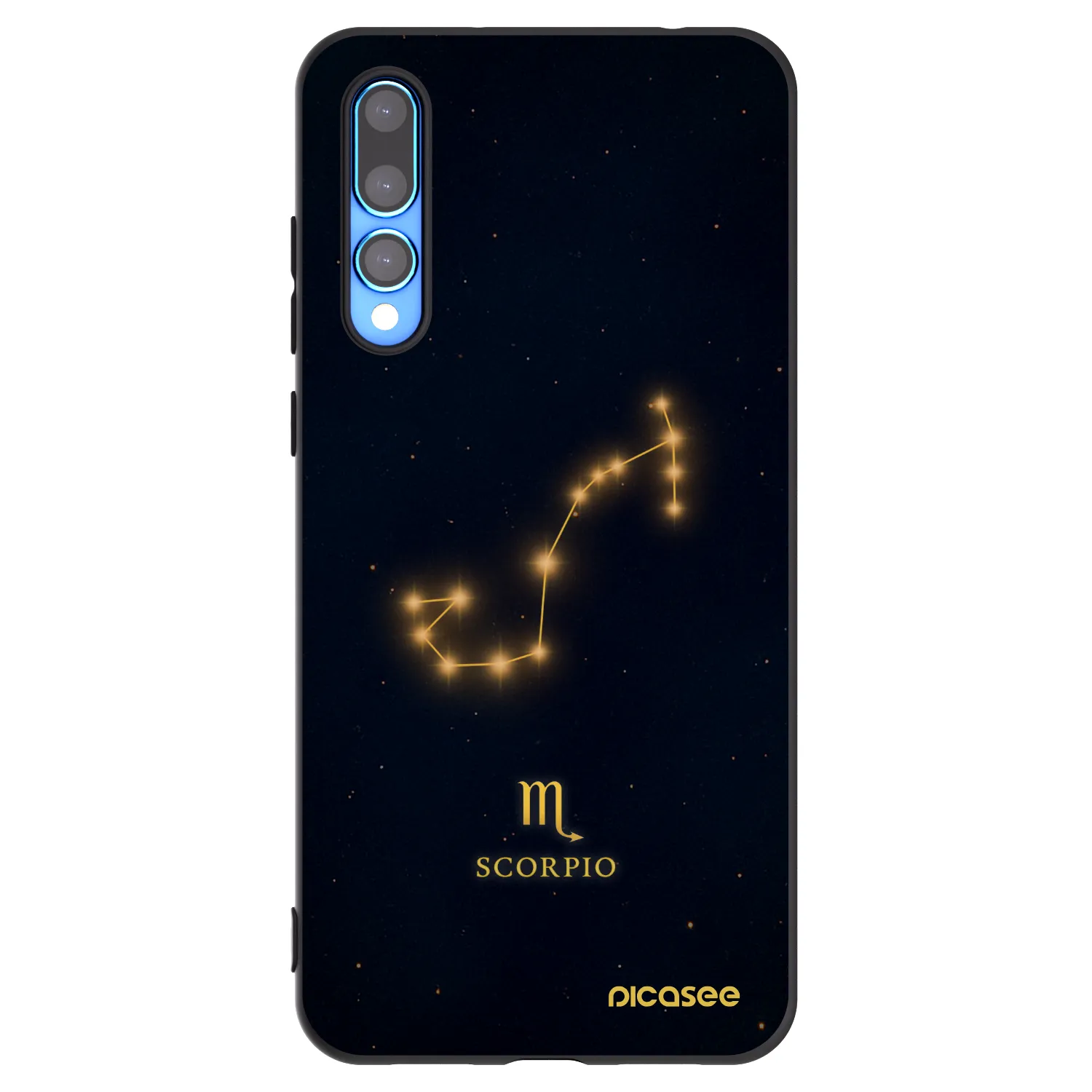 Picasee silikonski črni ovitek za Huawei P20 Pro - SCORPIO