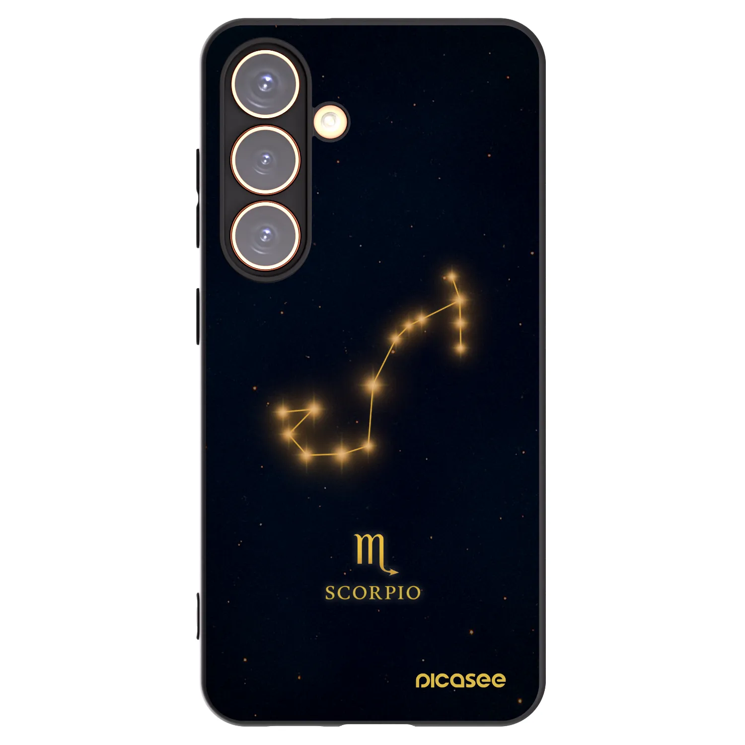 Picasee silikonski črni ovitek za Samsung Galaxy S24 S921B 5G - SCORPIO