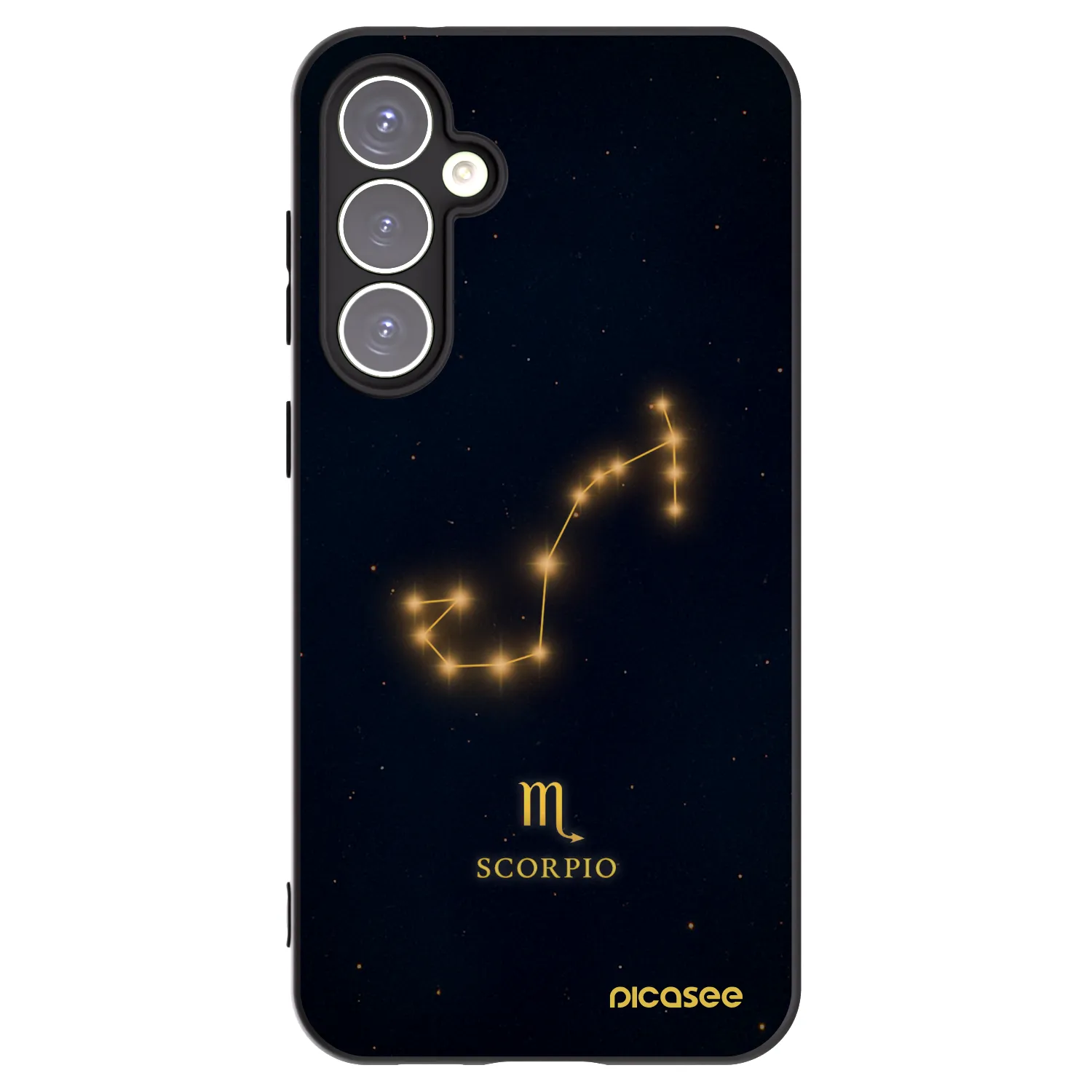 Picasee silikonski črni ovitek za Samsung Galaxy S23 FE S711B - SCORPIO