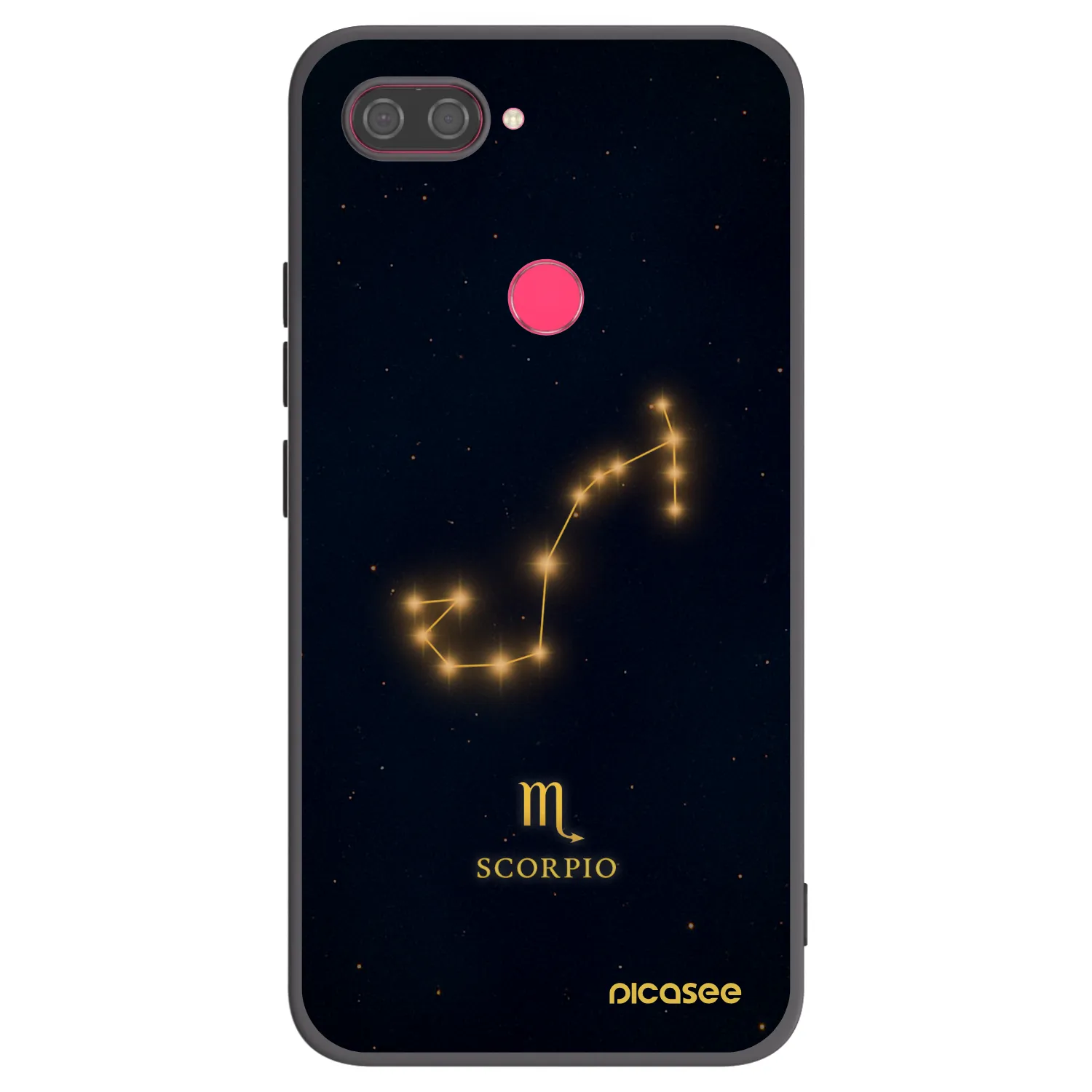 Picasee silikonski črni ovitek za Xiaomi Mi 8 Lite - SCORPIO