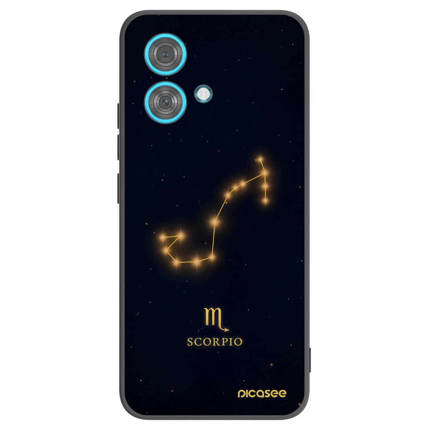 Picasee silikonski črni ovitek za Motorola Edge 40 Neo - SCORPIO