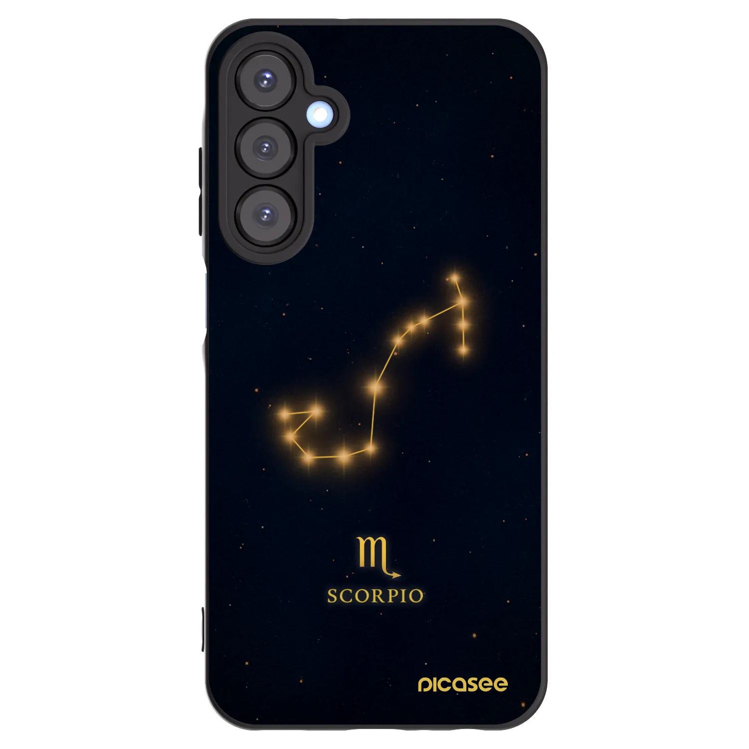 Picasee silikonski črni ovitek za Samsung Galaxy A25 A256B 5G - SCORPIO