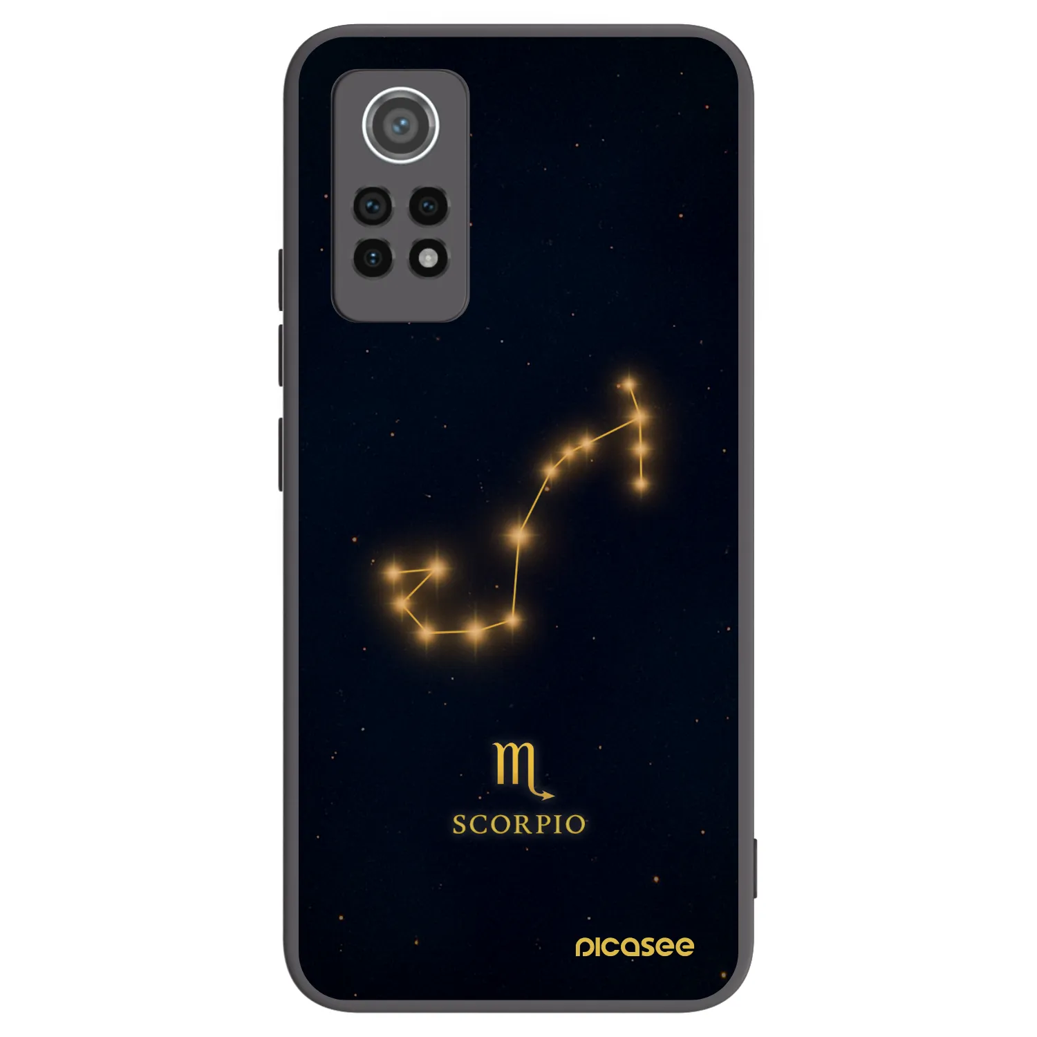 Picasee silikonski črni ovitek za Xiaomi Redmi Note 12 Pro 4G - SCORPIO