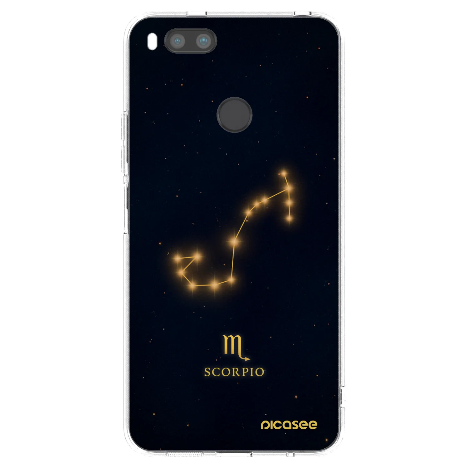 Picasee silikonski prozorni ovitek za Xiaomi Mi A1 Global - SCORPIO