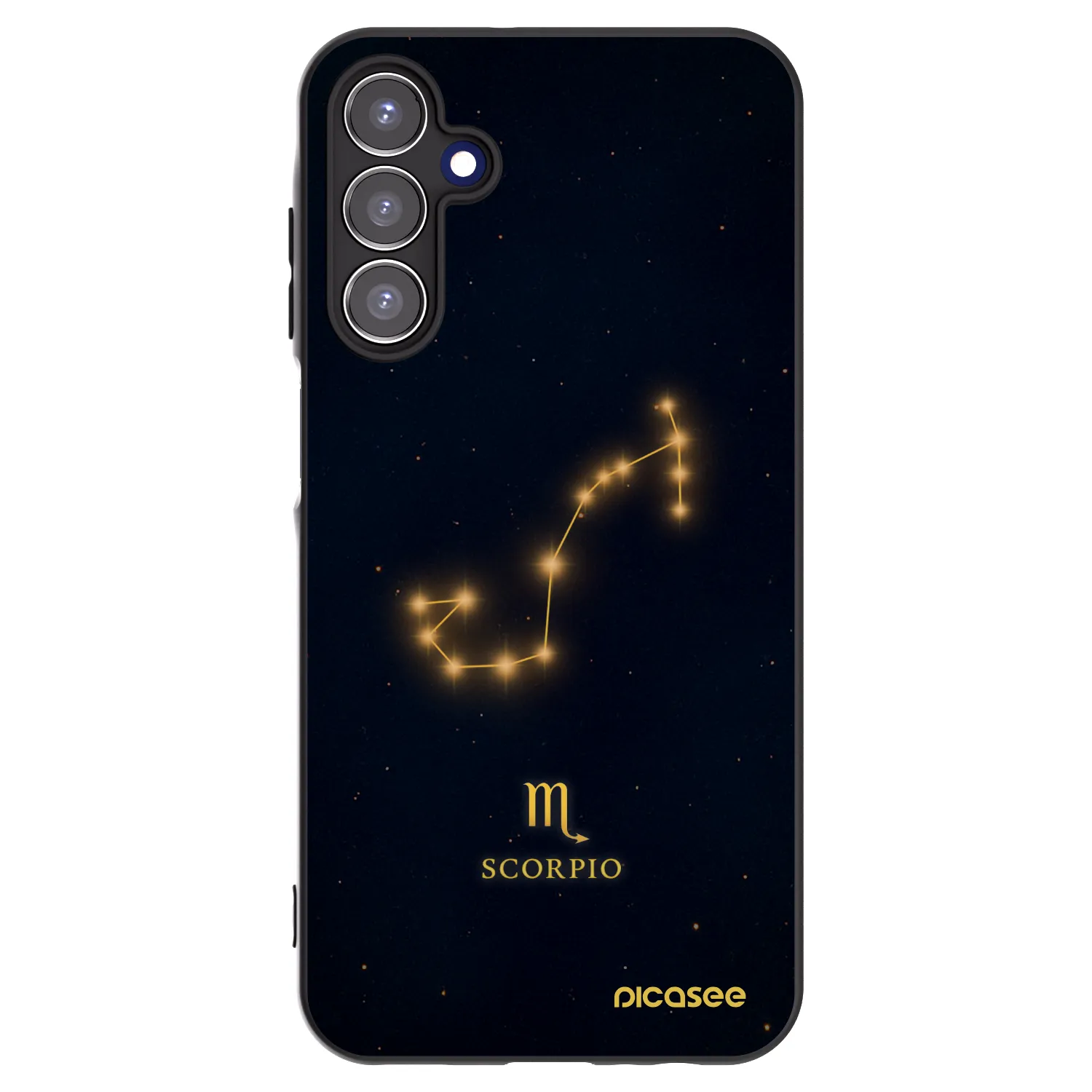 Picasee silikonski črni ovitek za Samsung Galaxy A15 A155F 4G - SCORPIO