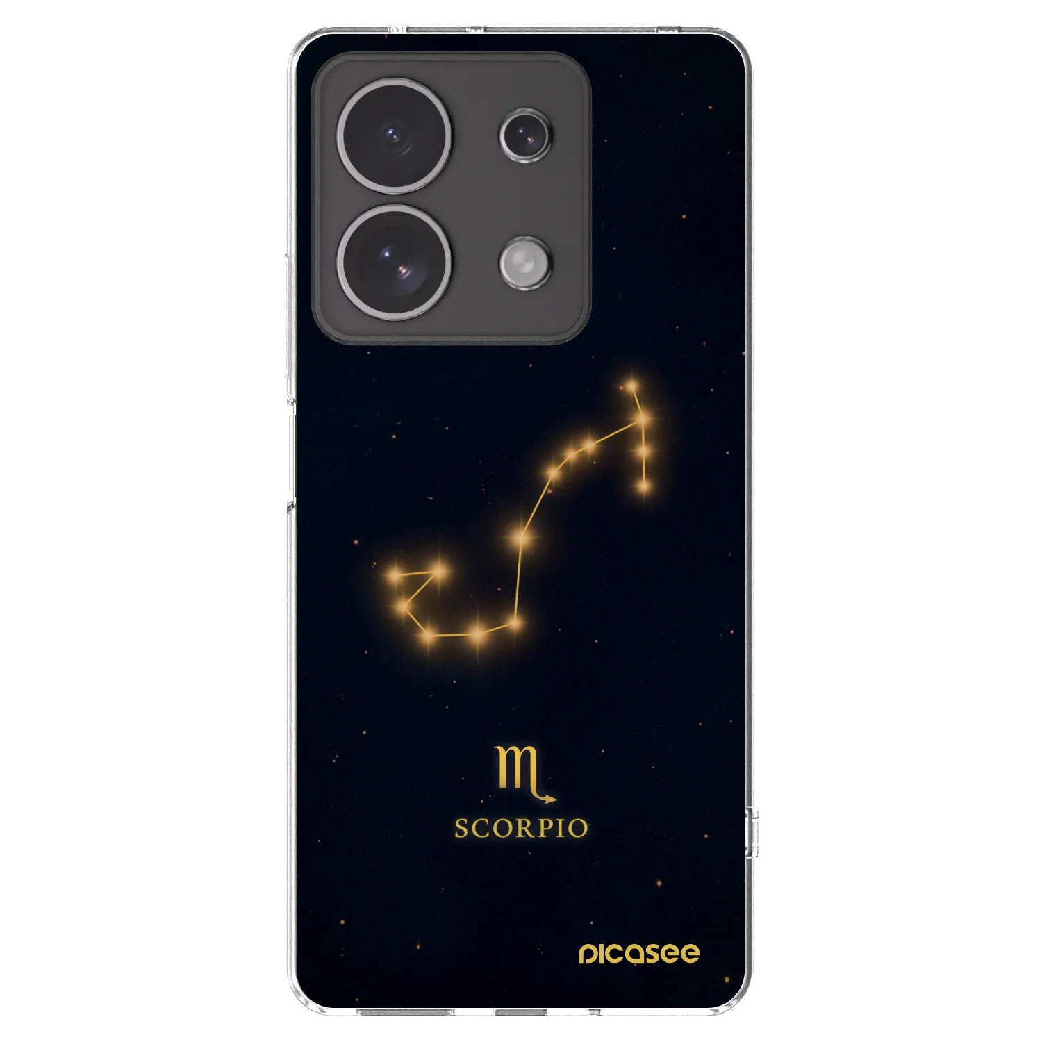 Picasee silikonski prozorni ovitek za Xiaomi Redmi Note 13 4G - SCORPIO