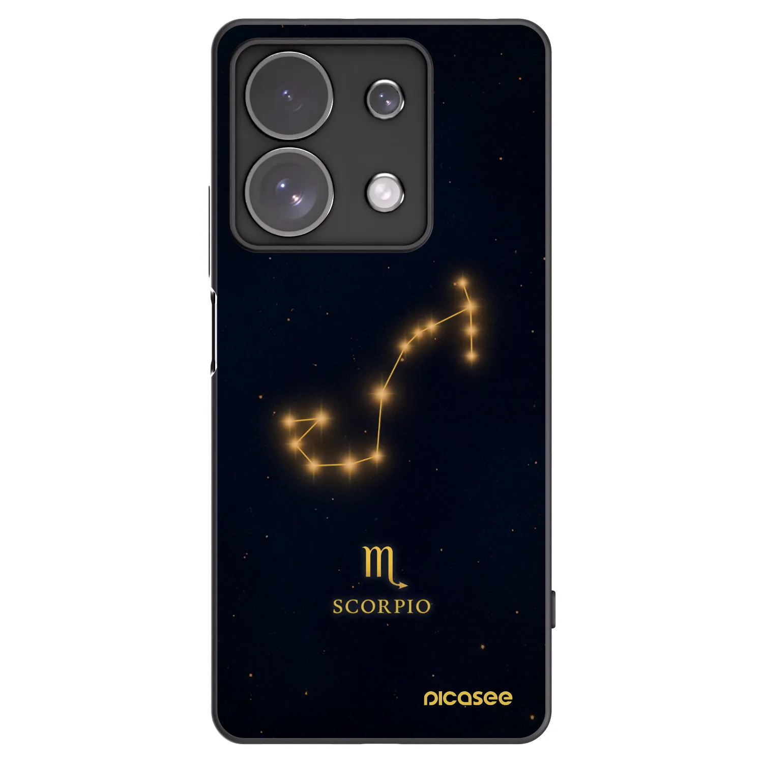 Picasee silikonski črni ovitek za Xiaomi Redmi Note 13 Pro 4G - SCORPIO