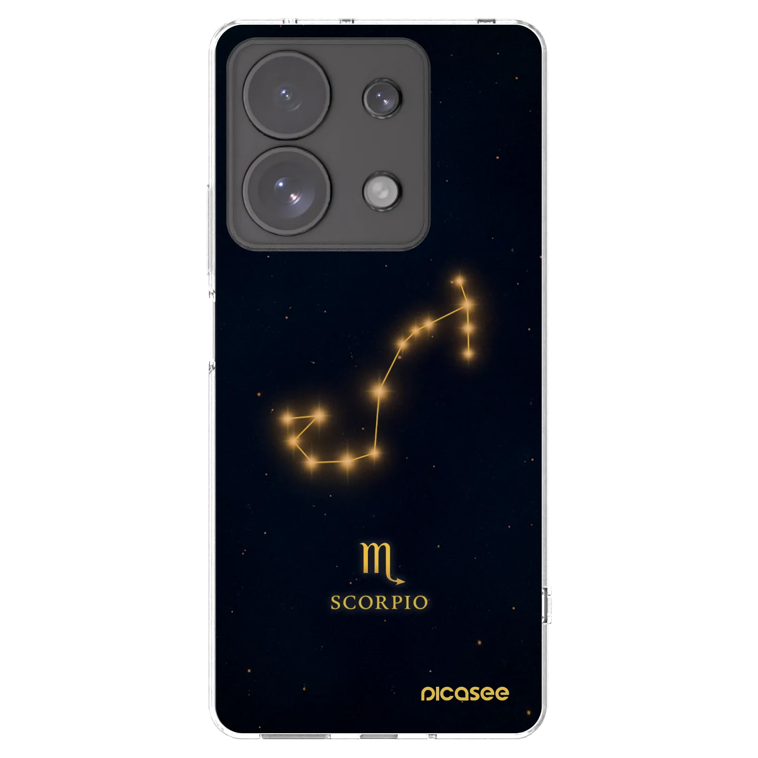 Picasee silikonski prozorni ovitek za Xiaomi Redmi Note 13 Pro 4G - SCORPIO