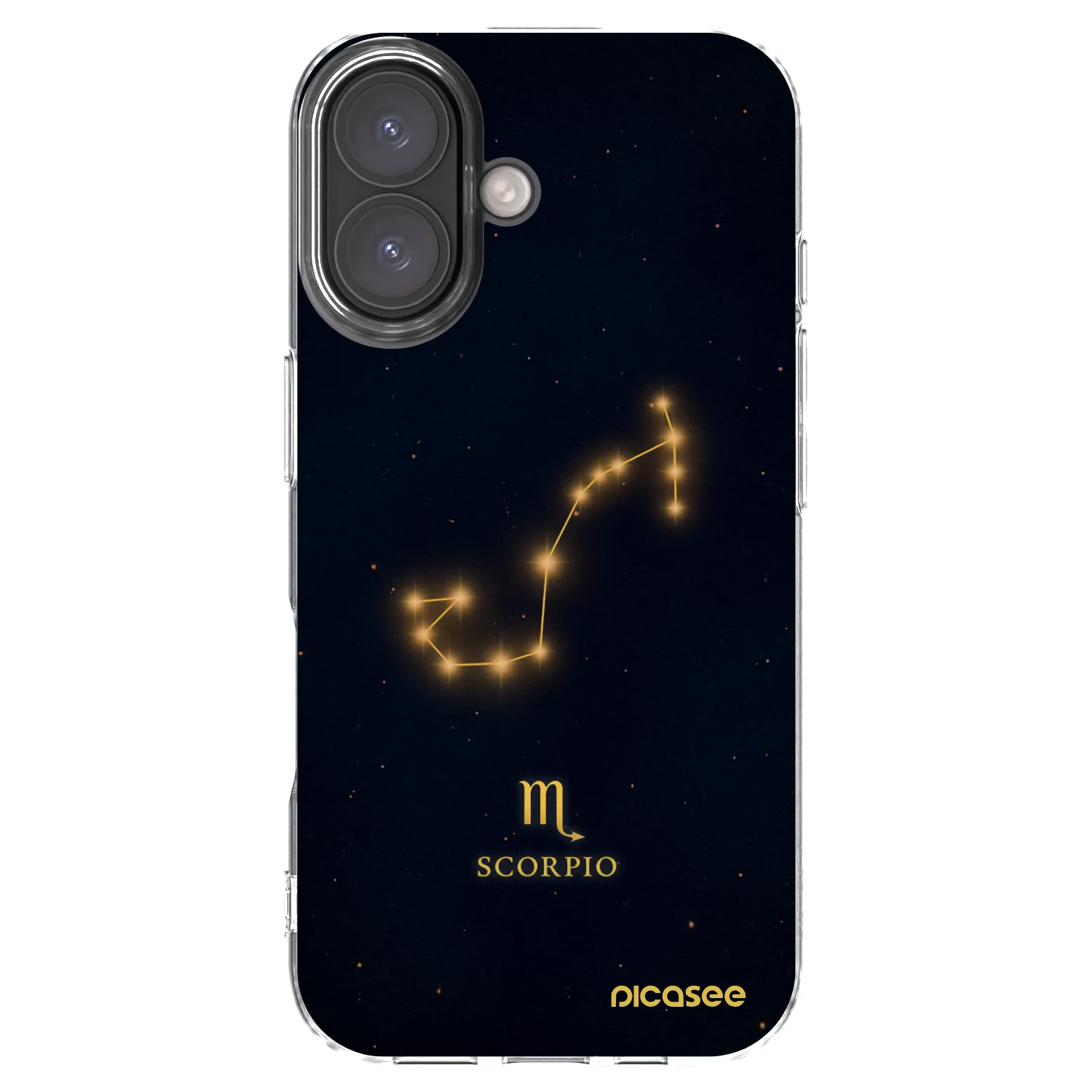 Picasee silikonski prozorni ovitek za Apple iPhone 16 - SCORPIO