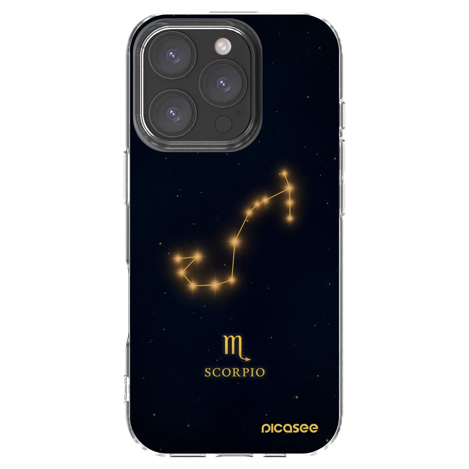 Picasee silikonski prozorni ovitek za Apple iPhone 16 Pro - SCORPIO