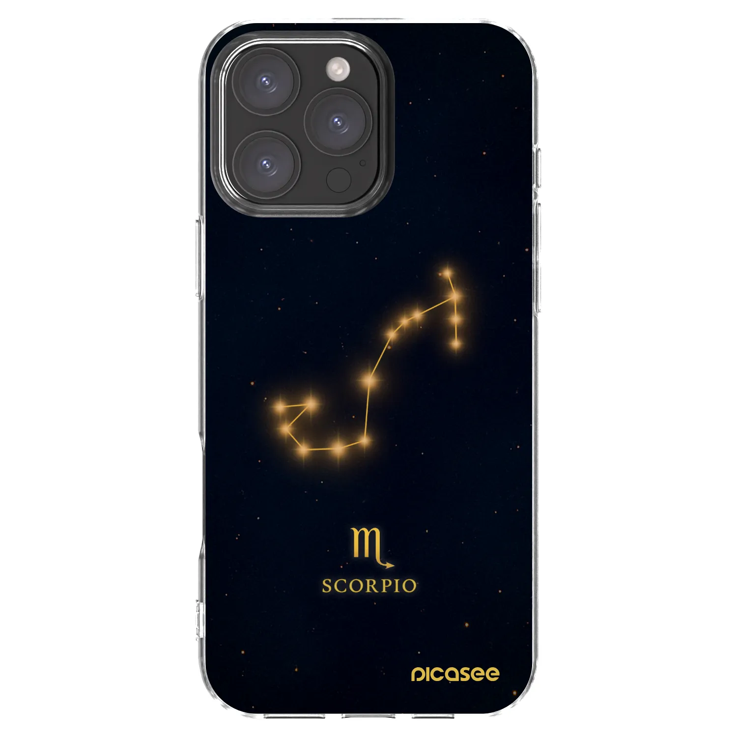 Picasee silikonski prozorni ovitek za Apple iPhone 16 Pro Max - SCORPIO