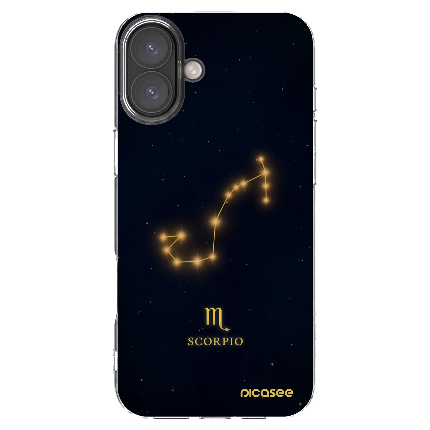 Picasee silikonski prozorni ovitek za Apple iPhone 16 Plus - SCORPIO