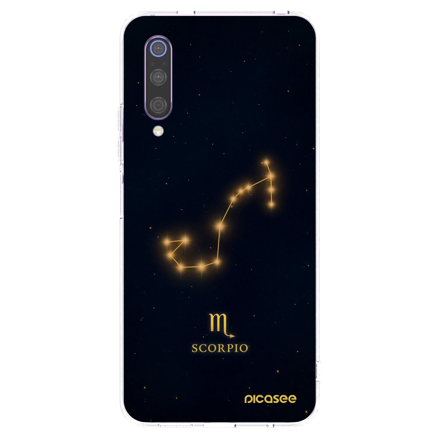 Picasee silikonski prozorni ovitek za Xiaomi Mi 9 - SCORPIO