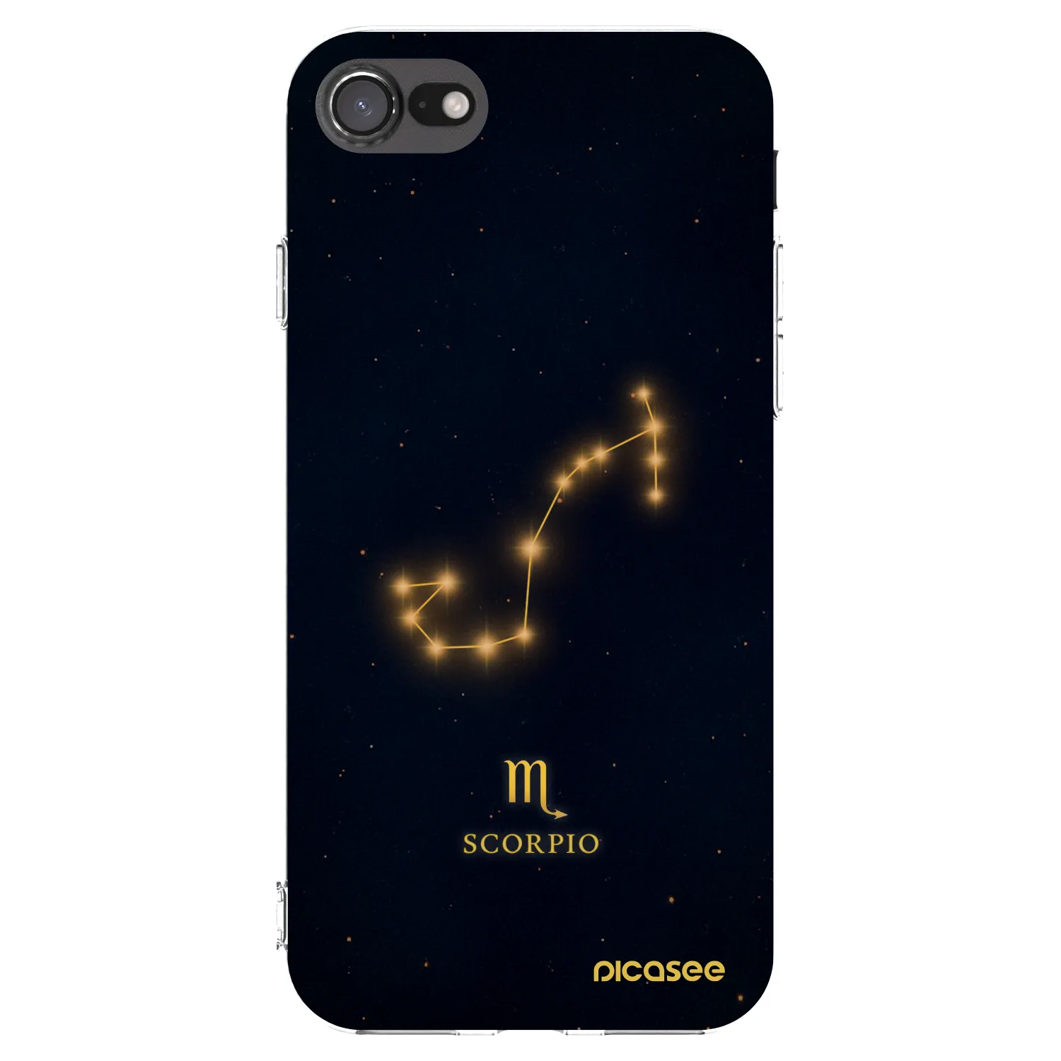 Picasee silikonski prozorni ovitek za Apple iPhone 7 - SCORPIO