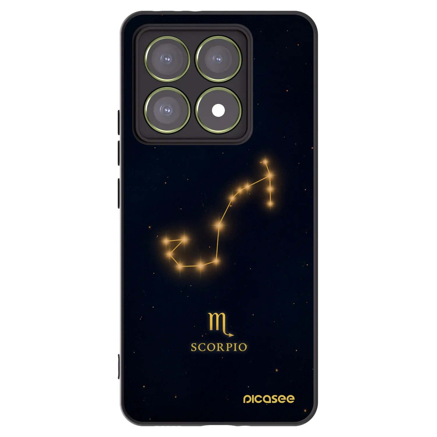 Picasee silikonski črni ovitek za Xiaomi 14T - SCORPIO