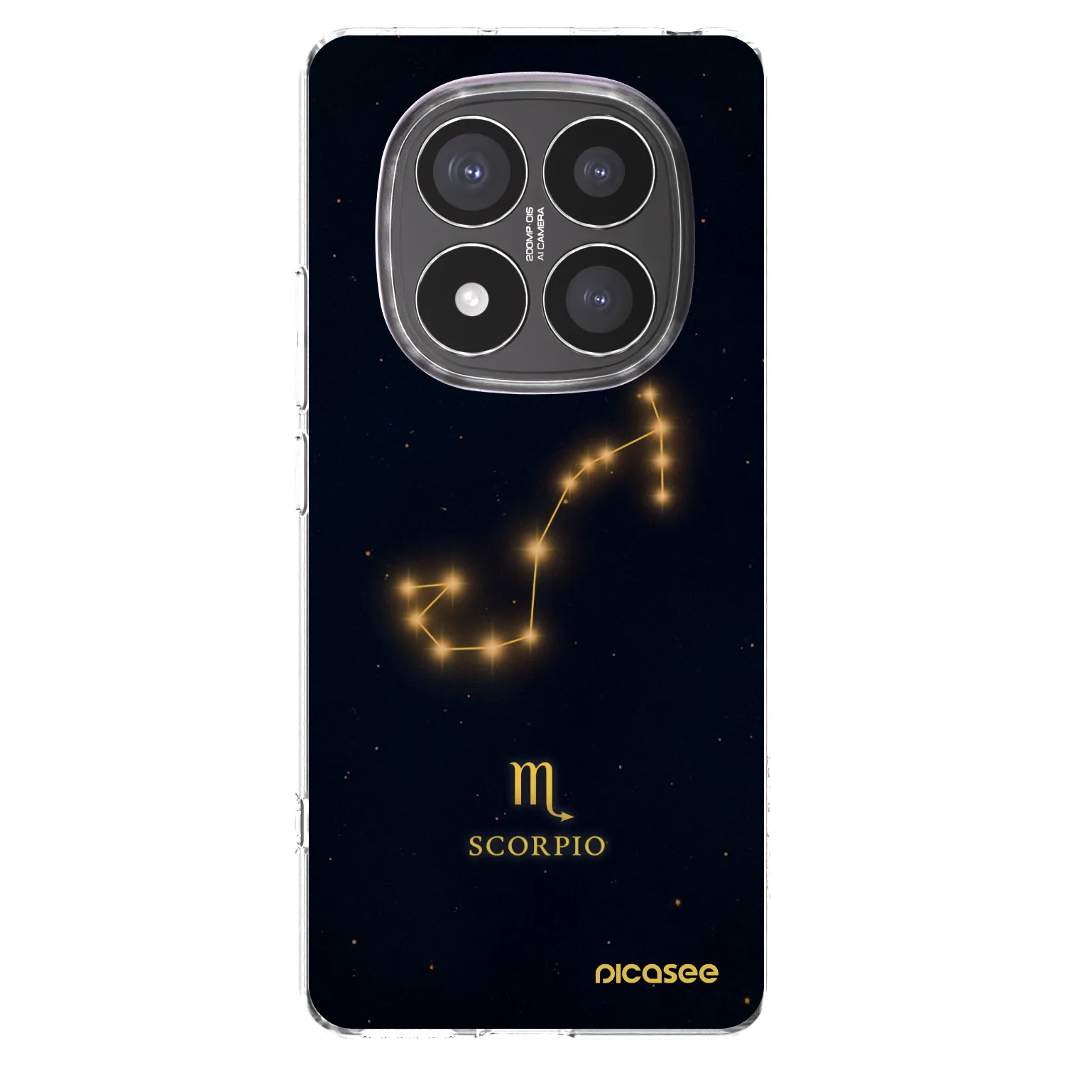 Picasee silikonski prozorni ovitek za Xiaomi Redmi Note 14 Pro+ 5G - SCORPIO