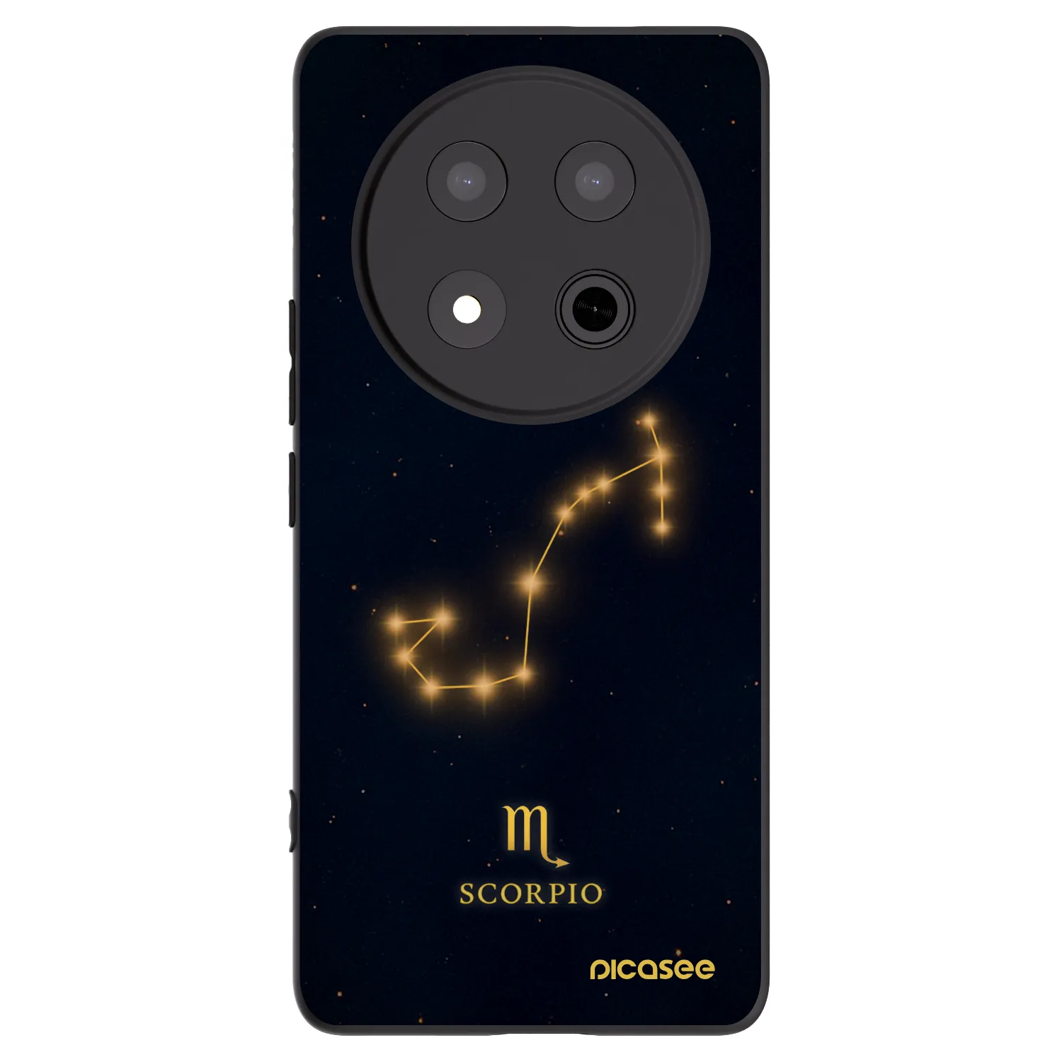 Picasee silikonski črni ovitek za Honor Magic7 Lite 5G - SCORPIO