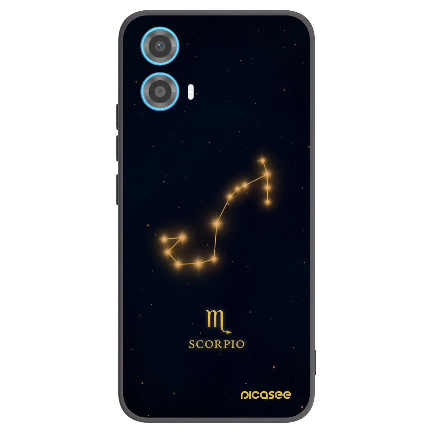 Picasee silikonski črni ovitek za Motorola Moto G34 5G - SCORPIO