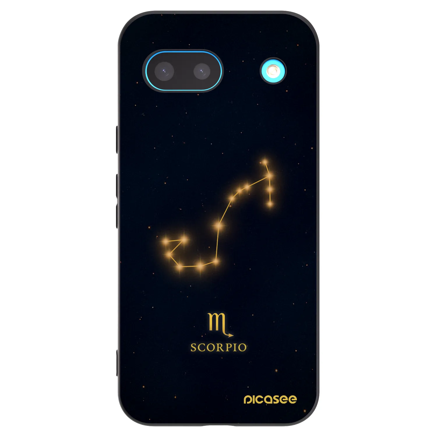 Picasee silikonski črni ovitek za Google Pixel 8a - SCORPIO