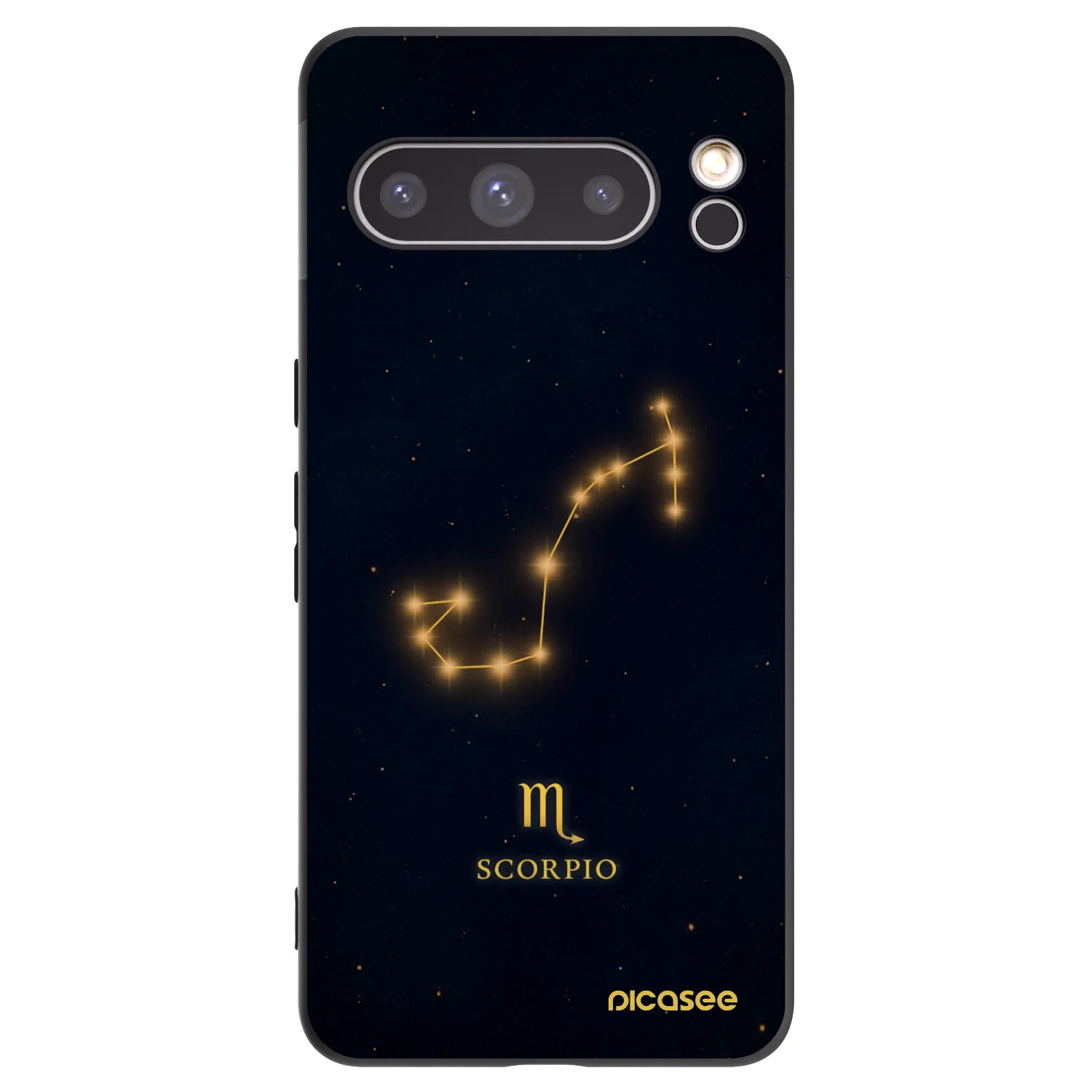 Picasee silikonski črni ovitek za Google Pixel 8 Pro - SCORPIO