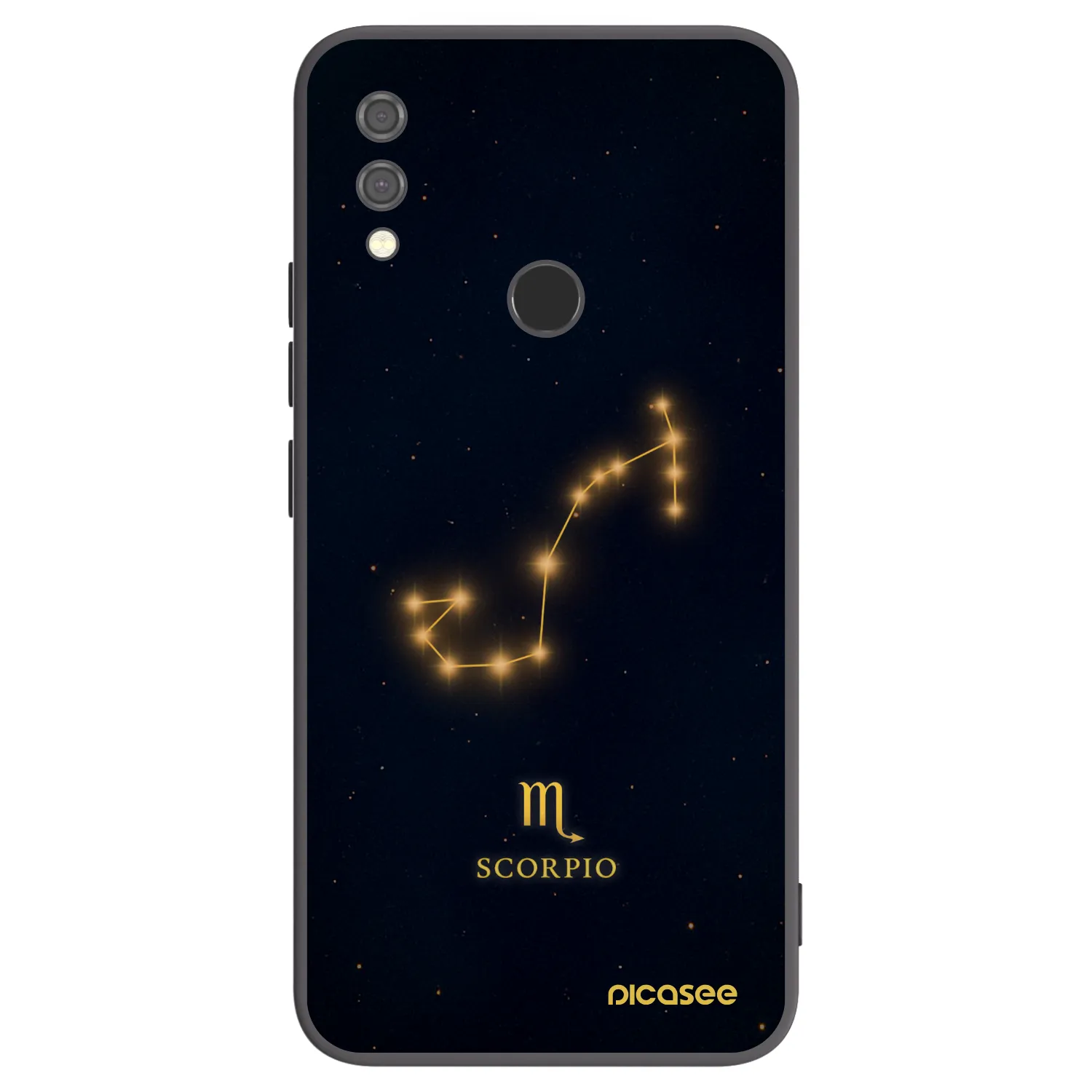 Picasee silikonski črni ovitek za Xiaomi Redmi Note 7 - SCORPIO