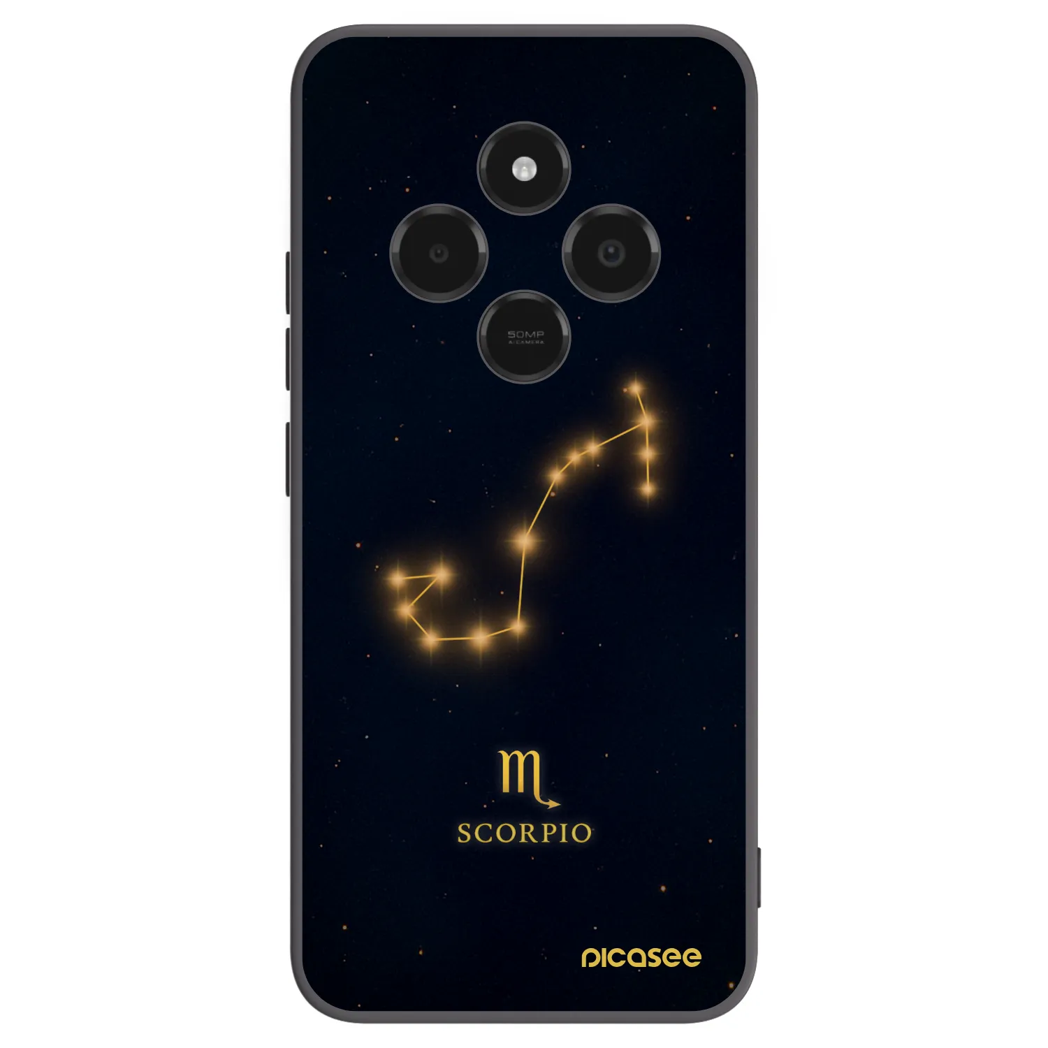 Picasee silikonski črni ovitek za Xiaomi Poco C75 - SCORPIO