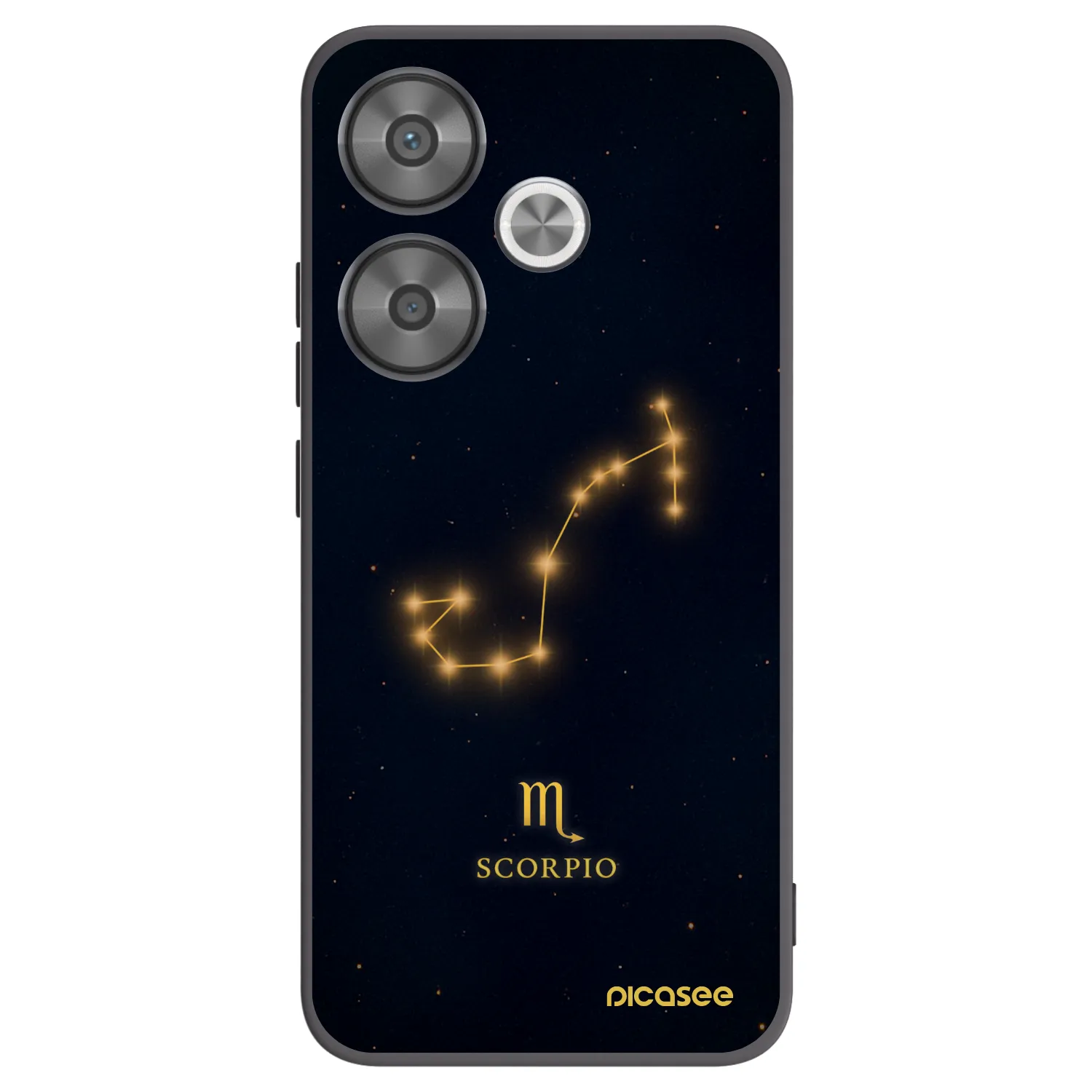 Picasee silikonski črni ovitek za Xiaomi Poco F6 - SCORPIO