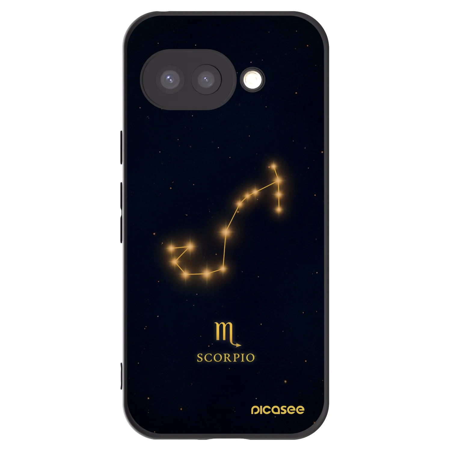 Picasee silikonski črni ovitek za Google Pixel 9a - SCORPIO