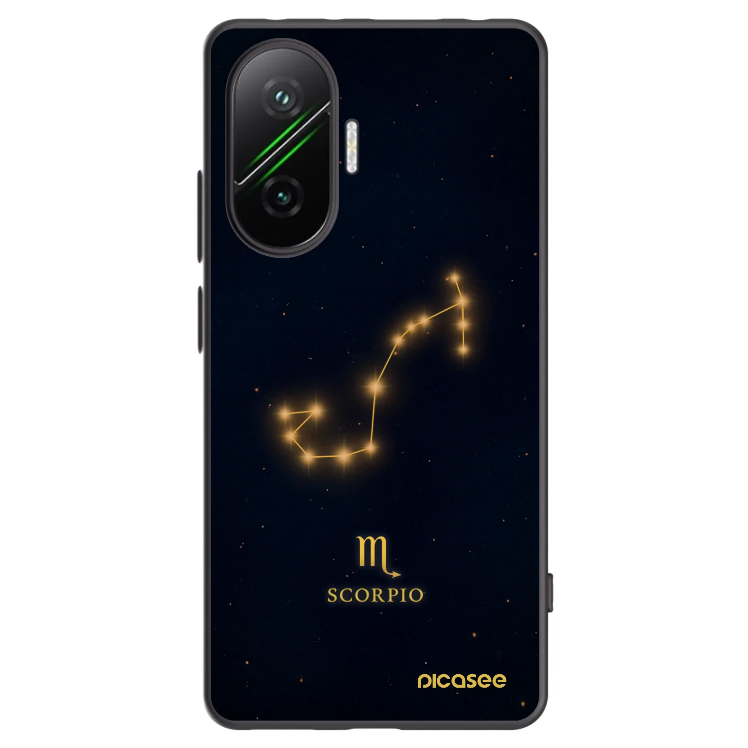 Picasee silikonski črni ovitek za Xiaomi Poco F7 Pro 5G - SCORPIO