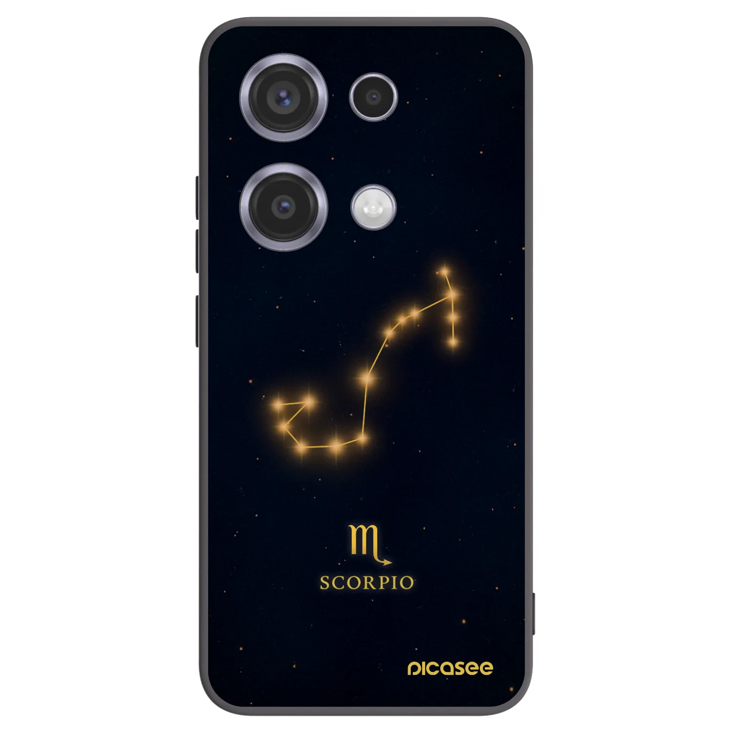 Picasee silikonski črni ovitek za Xiaomi Redmi Note 14S - SCORPIO