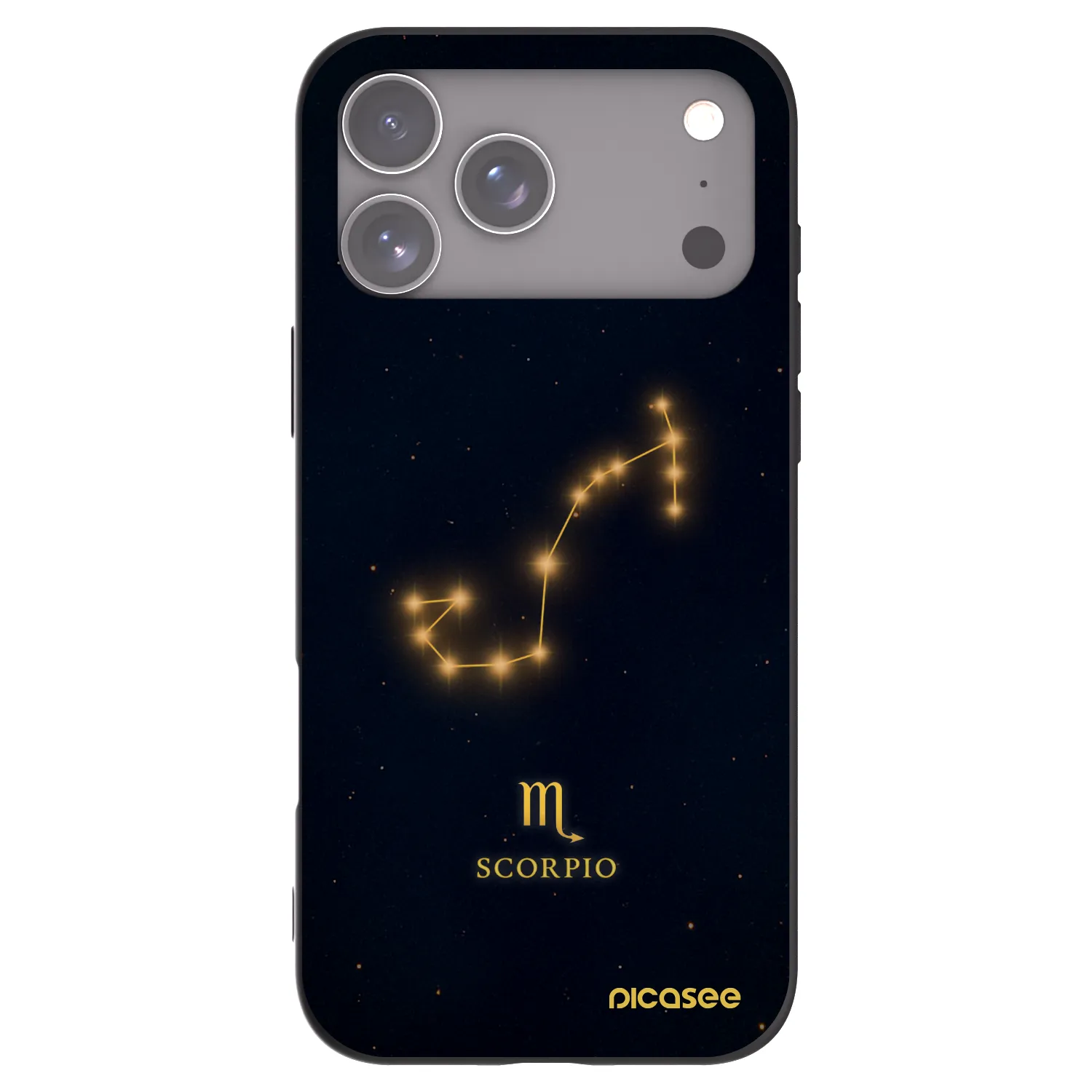 Picasee silikonski črni ovitek za Apple iPhone 17 Pro Max - SCORPIO