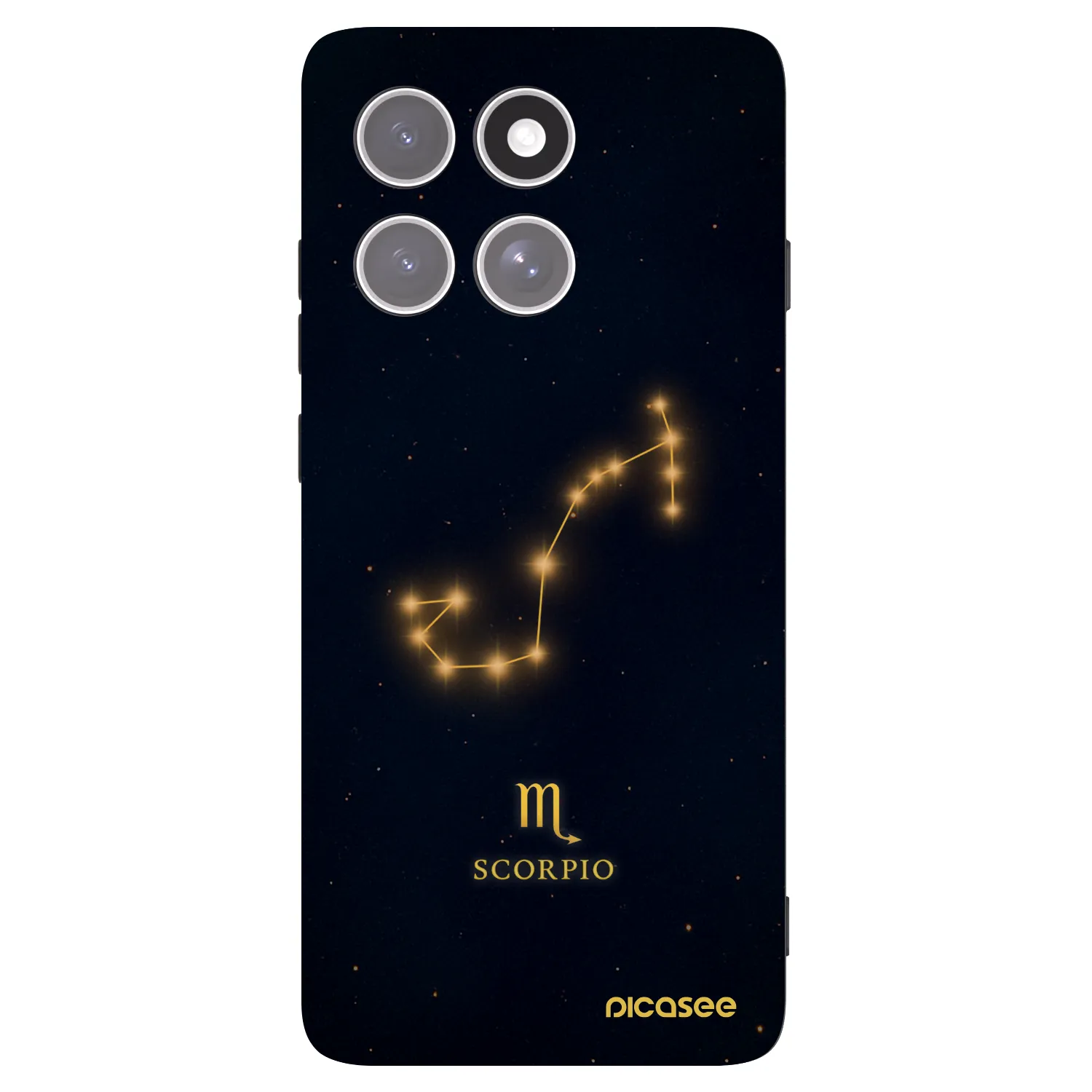 Picasee silikonski črni ovitek za Motorola Edge 60 Pro - SCORPIO