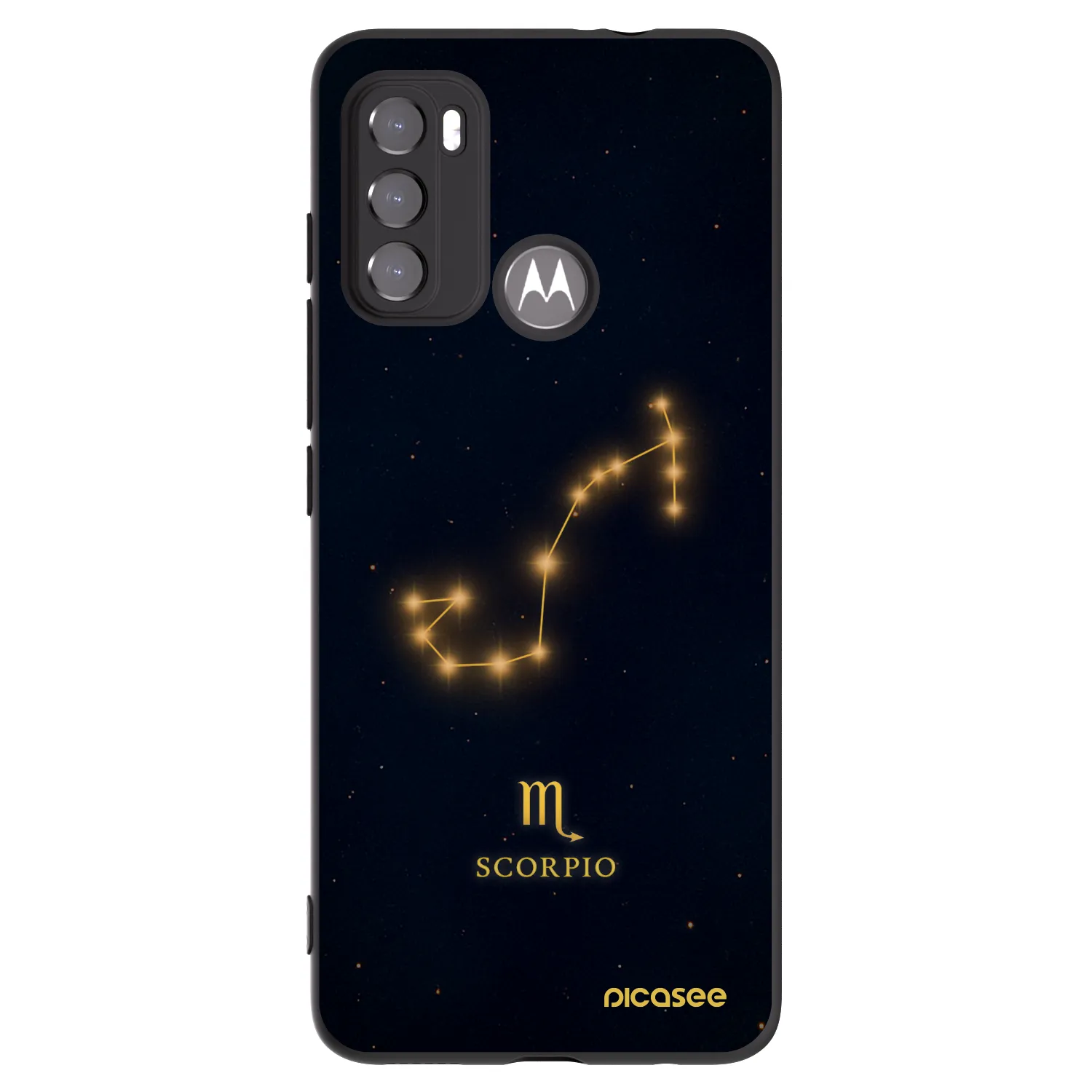 Picasee silikonski črni ovitek za Motorola Edge 60 5G - SCORPIO