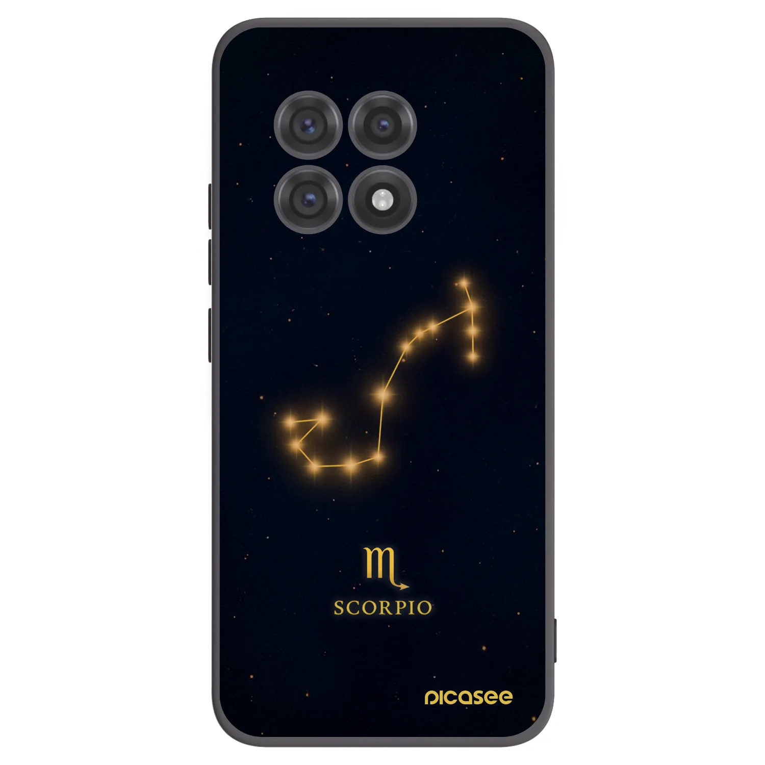 Picasee silikonski črni ovitek za OnePlus 13R 5G - SCORPIO