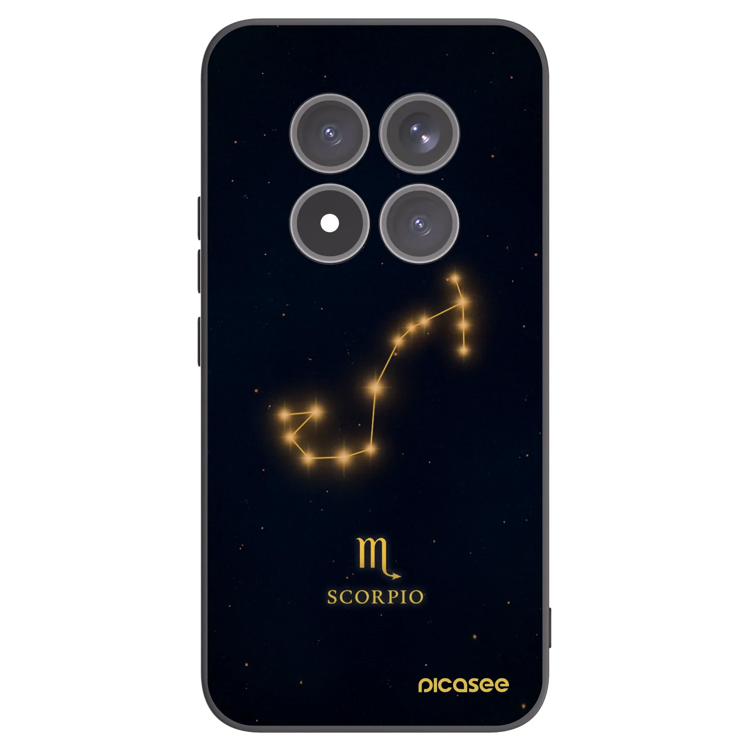 Picasee silikonski črni ovitek za Xiaomi Redmi Note 15 Pro+ - SCORPIO