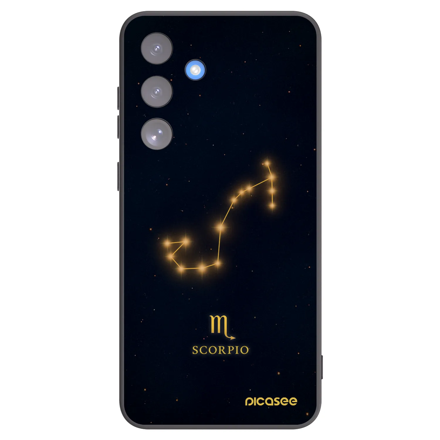 Picasee silikonski črni ovitek za Samsung Galaxy S25 FE 5G - SCORPIO