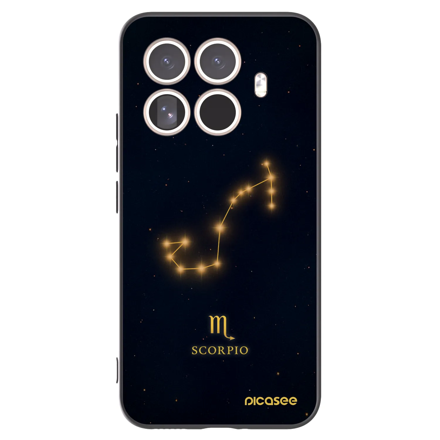 Picasee silikonski črni ovitek za Xiaomi 15T Pro - SCORPIO