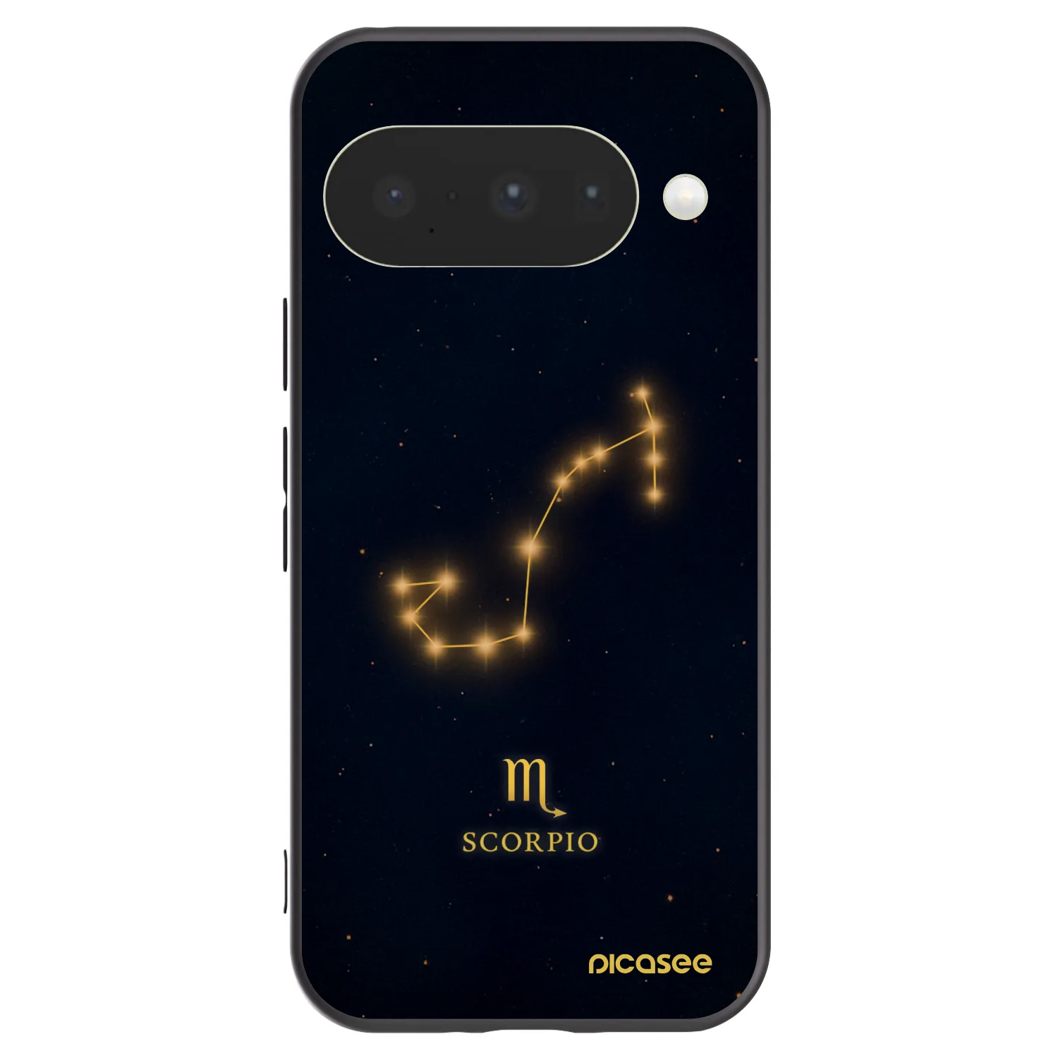 Picasee silikonski črni ovitek za Google Pixel 10 - SCORPIO