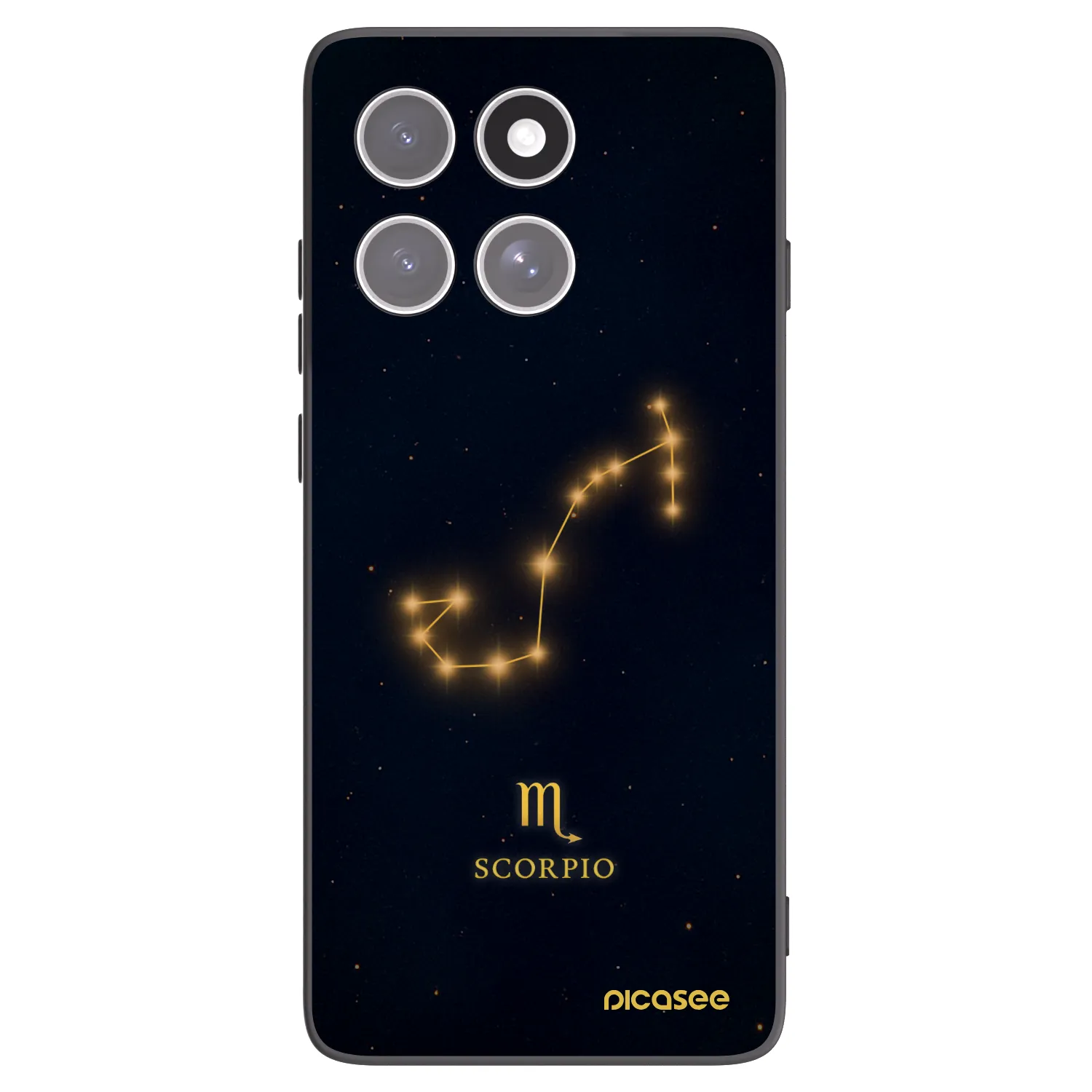 Picasee silikonski črni ovitek za Motorola Edge 60 Fusion - SCORPIO