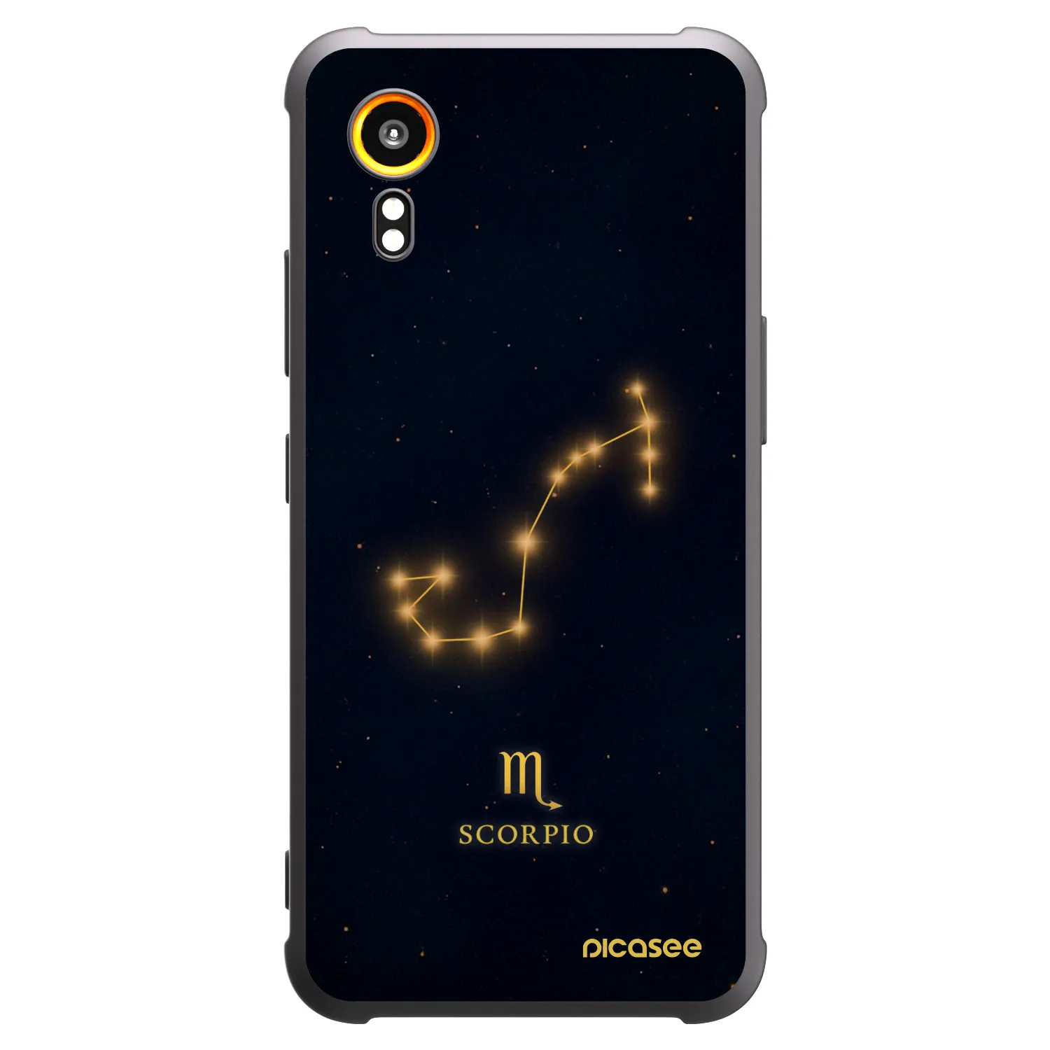 Picasee silikonski črni ovitek za Samsung Galaxy Xcover 7 - SCORPIO