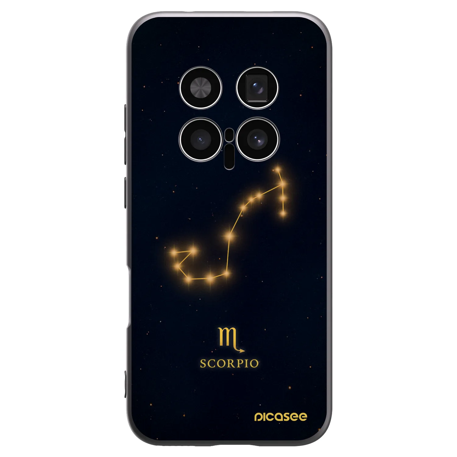 Picasee silikonski črni ovitek za Honor Magic8 Pro 5G - SCORPIO