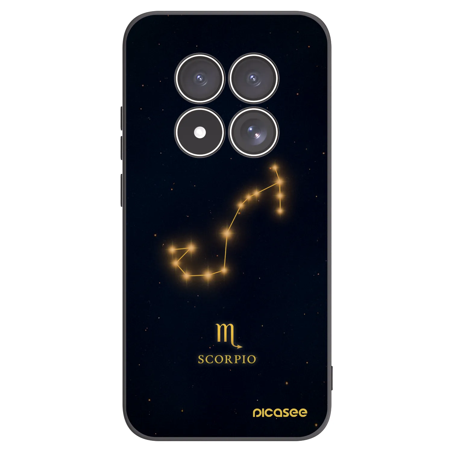Picasee silikonski črni ovitek za Xiaomi Redmi Note 15 Pro 5G - SCORPIO