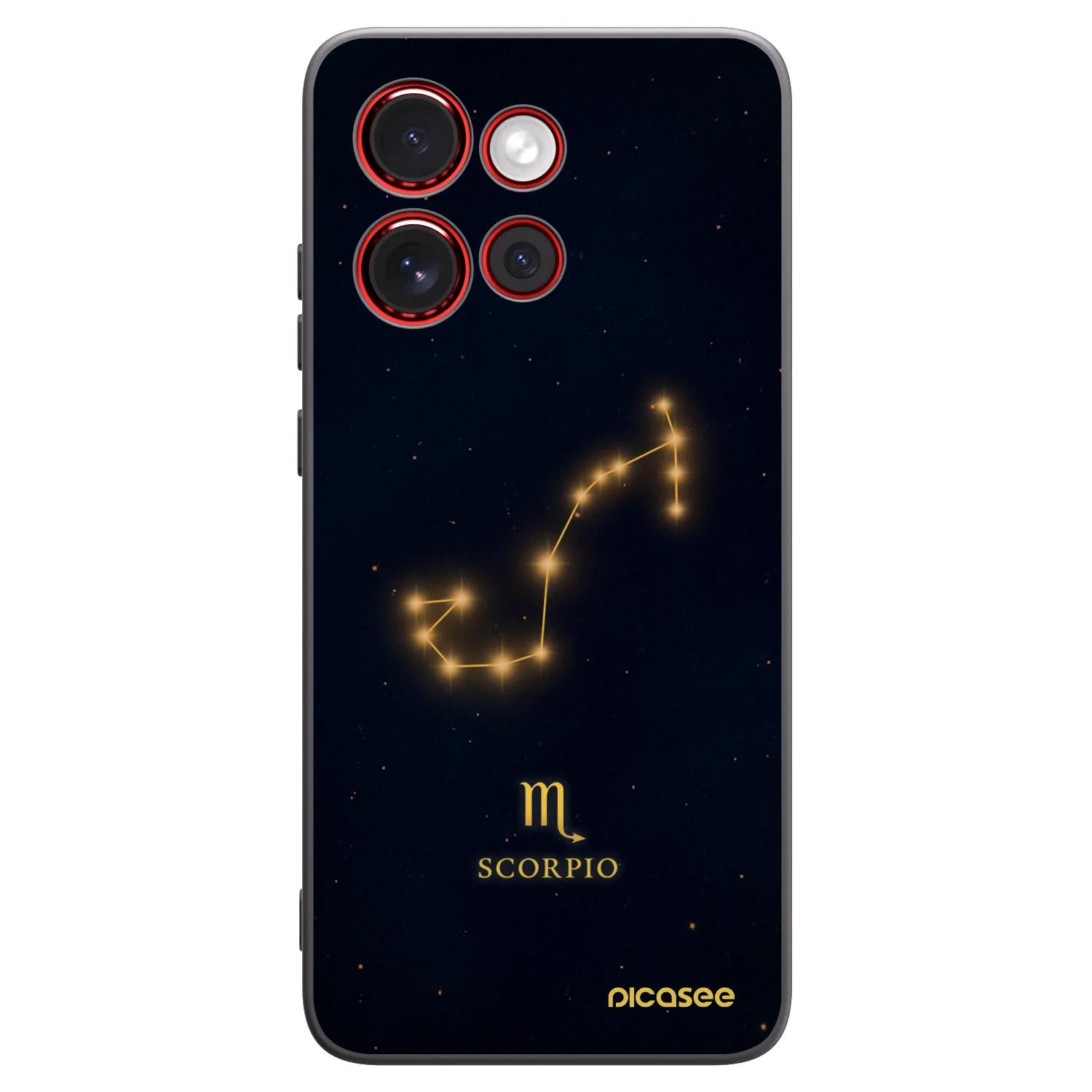 Picasee silikonski črni ovitek za Motorola Edge 60 Neo 5G - SCORPIO