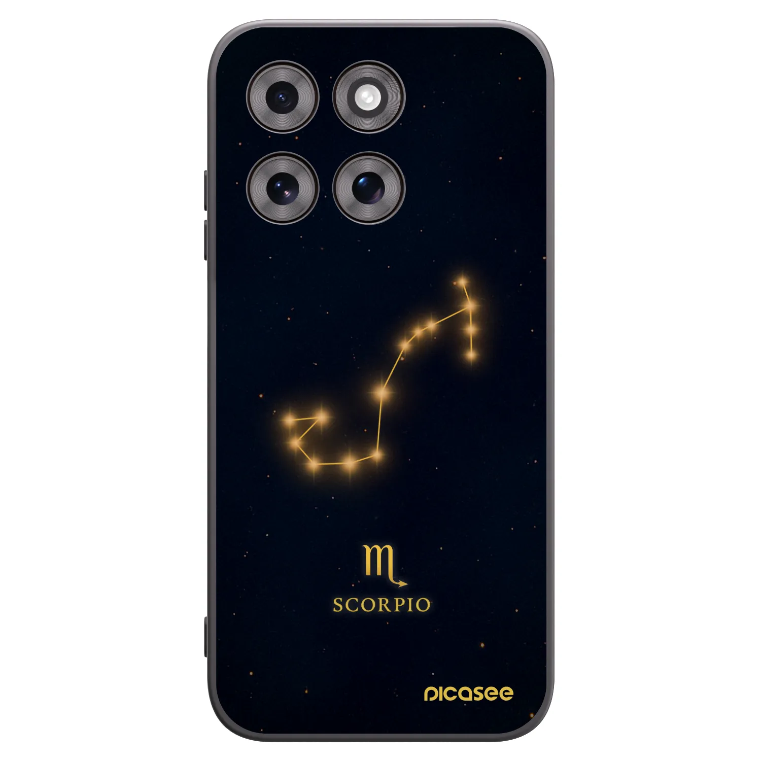 Picasee silikonski črni ovitek za Motorola Moto G77 - SCORPIO