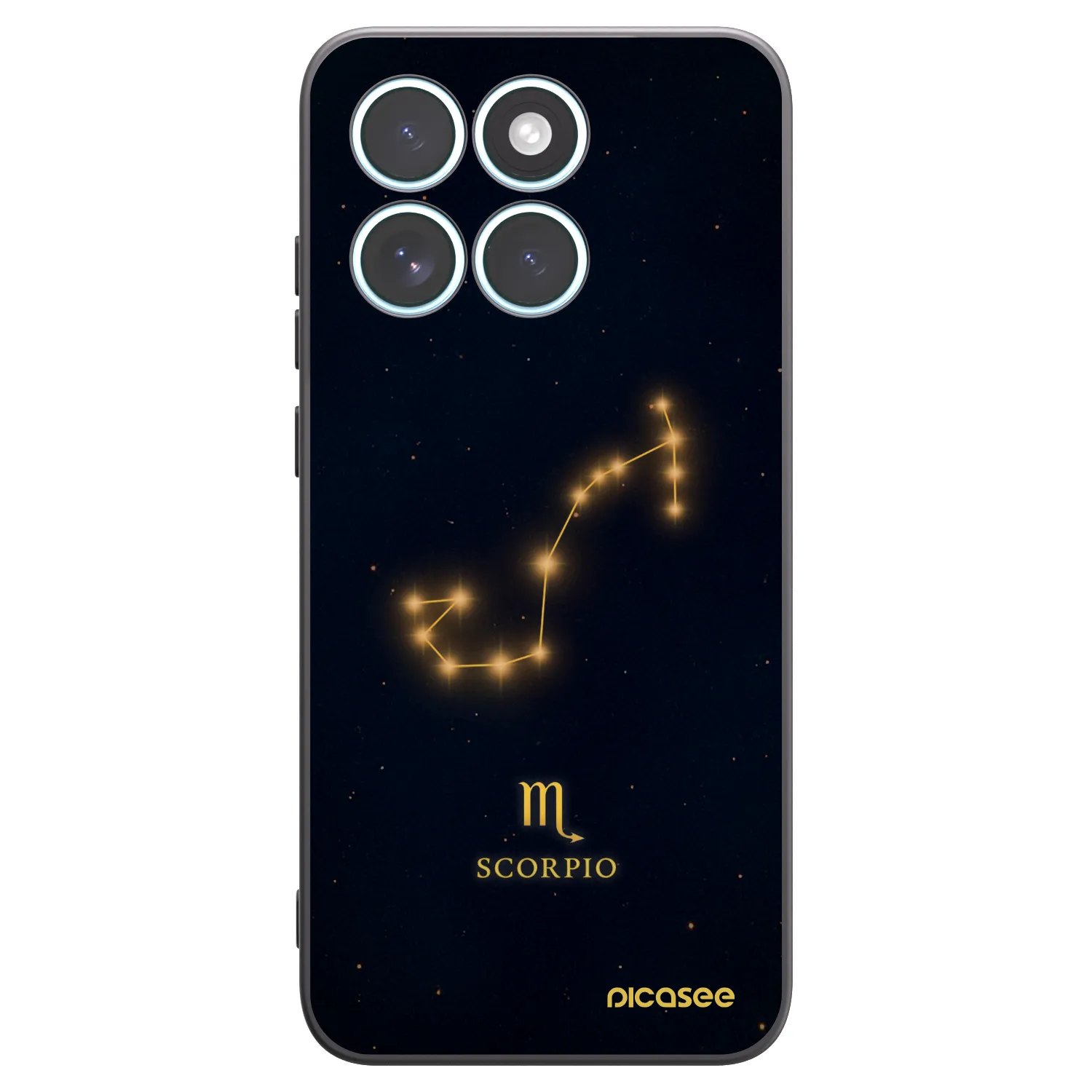 Picasee silikonski črni ovitek za Motorola Edge 70 Fusion - SCORPIO